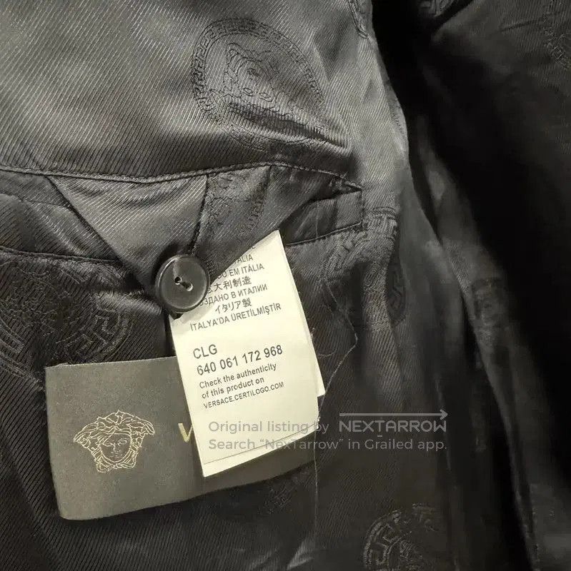 Versace Versace Blue Patterned Men's Down Jacket . Size US XXL / EU 58 / 5 - 5 Thumbnail