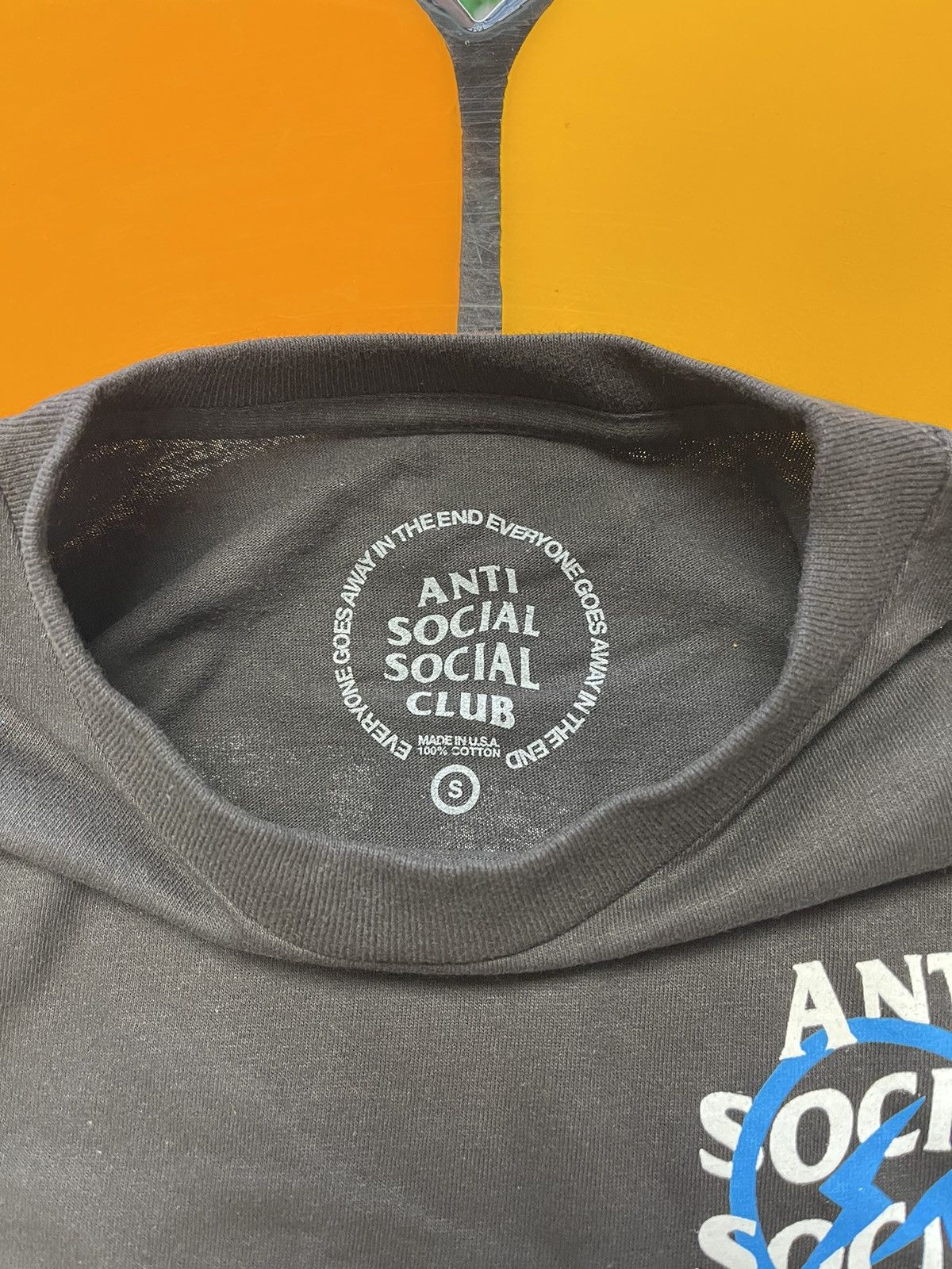 Anti Social Social Club × Fragment Design Anti Social Social Club X Fragment Blue Bolt T-shirt Size US S / EU 44-46 / 1 - 4 Thumbnail