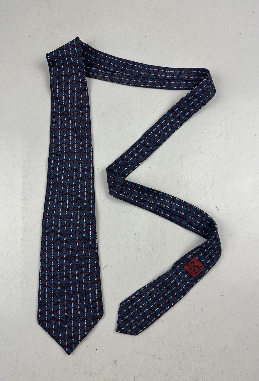 Hermes HERMES TIE - TC 48 Size ONE SIZE - 2 Thumbnail