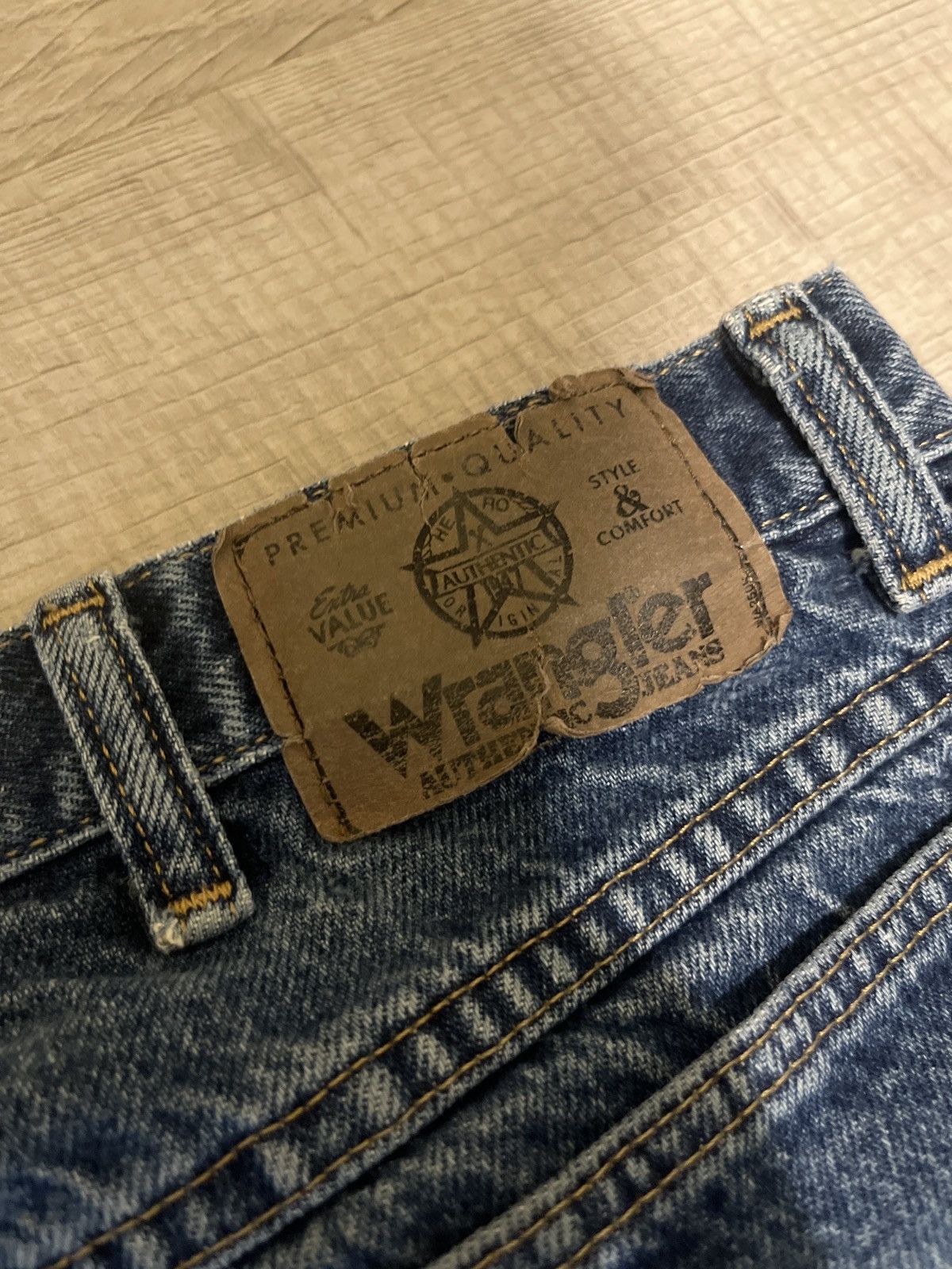 Vintage × Wrangler Vintage Wrangler Jeans Size US 34 / EU 50 - 6 Thumbnail