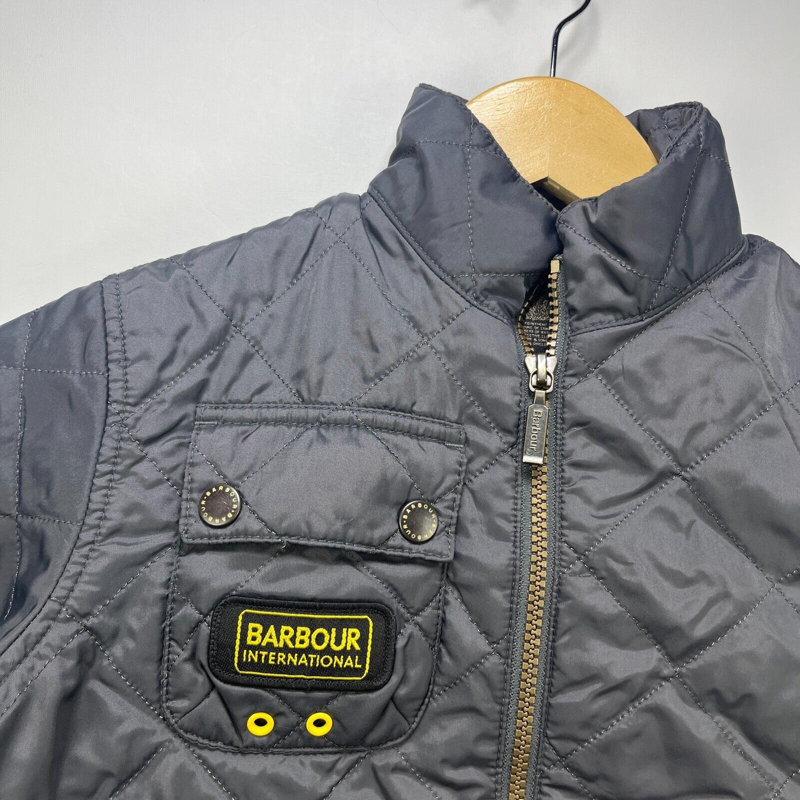 Barbour × Vintage Vintage Barbour International Quilted Jacket Medium Black Size US M / EU 48-50 / 2 - 3 Thumbnail