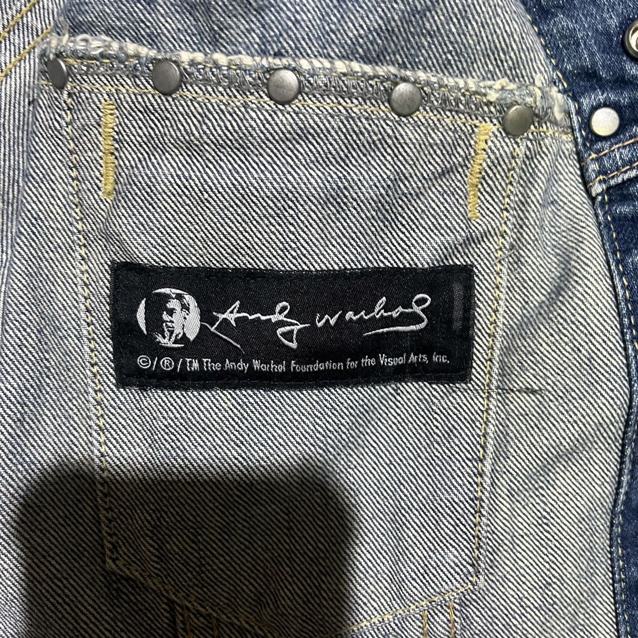 Andy Warhol × Hysteric Glamour hysteric glamour andy warhol distressed & faded denim jacket Size US M / EU 48-50 / 2 - 9 Thumbnail