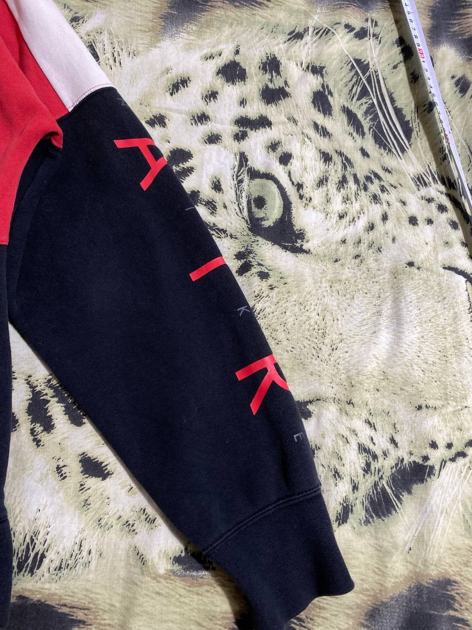 Nike × Vintage Crazy Vintage Y2K/2000s Red Nike Streetwear Hoodie! Size US M / EU 48-50 / 2 - 17 Thumbnail