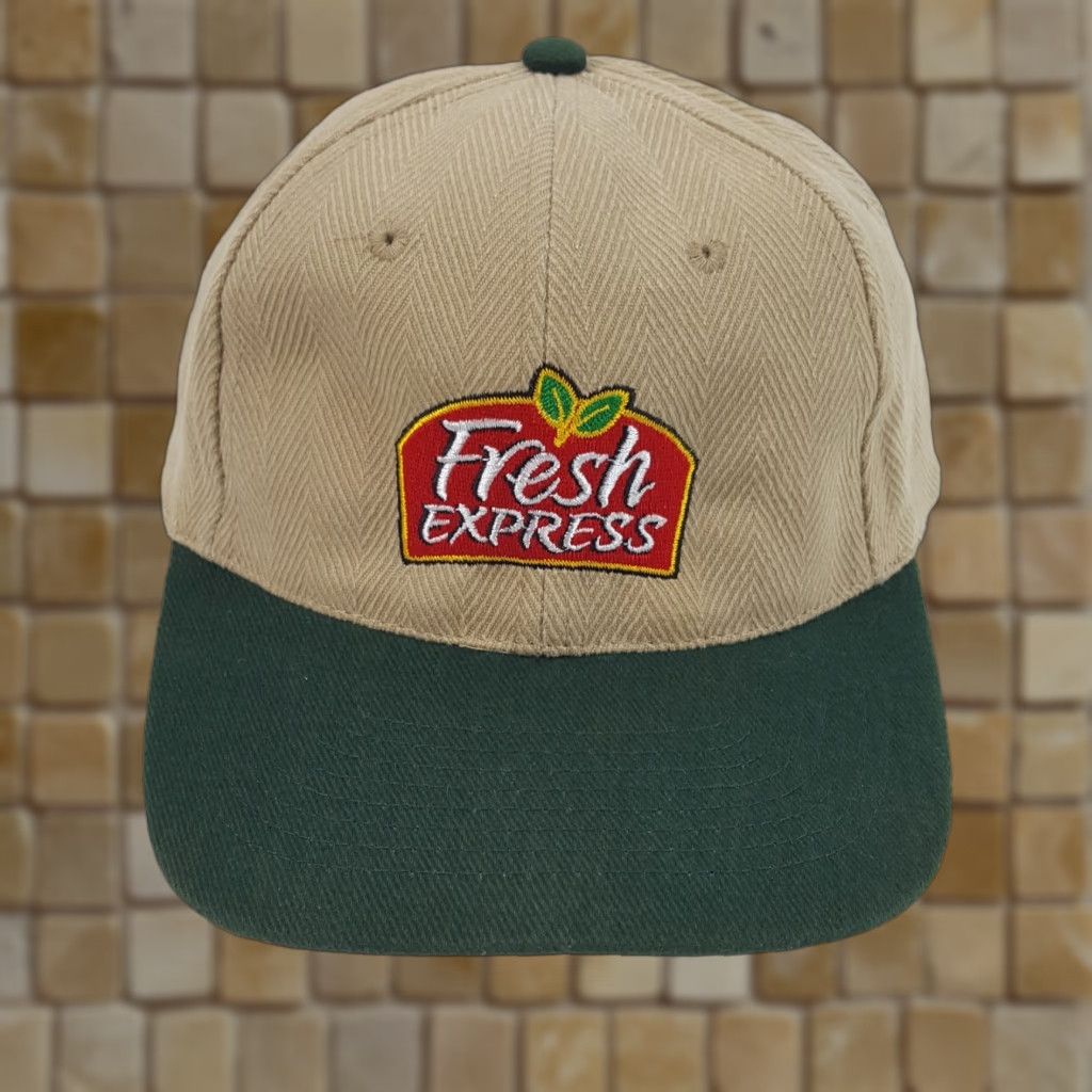 Express VINTAGE 90s Headshot Green Vegetable Snapback Baseball Cap Hat Adjustable Men One Size Retro Sports Size ONE SIZE - 1 Thumbnail