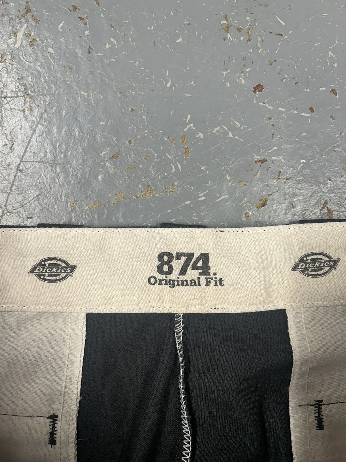 Dickies × Vintage Crazy Y2K Essential Black Dickies 874 Straight Fit Pants Size US 34 / EU 50 - 2 Thumbnail