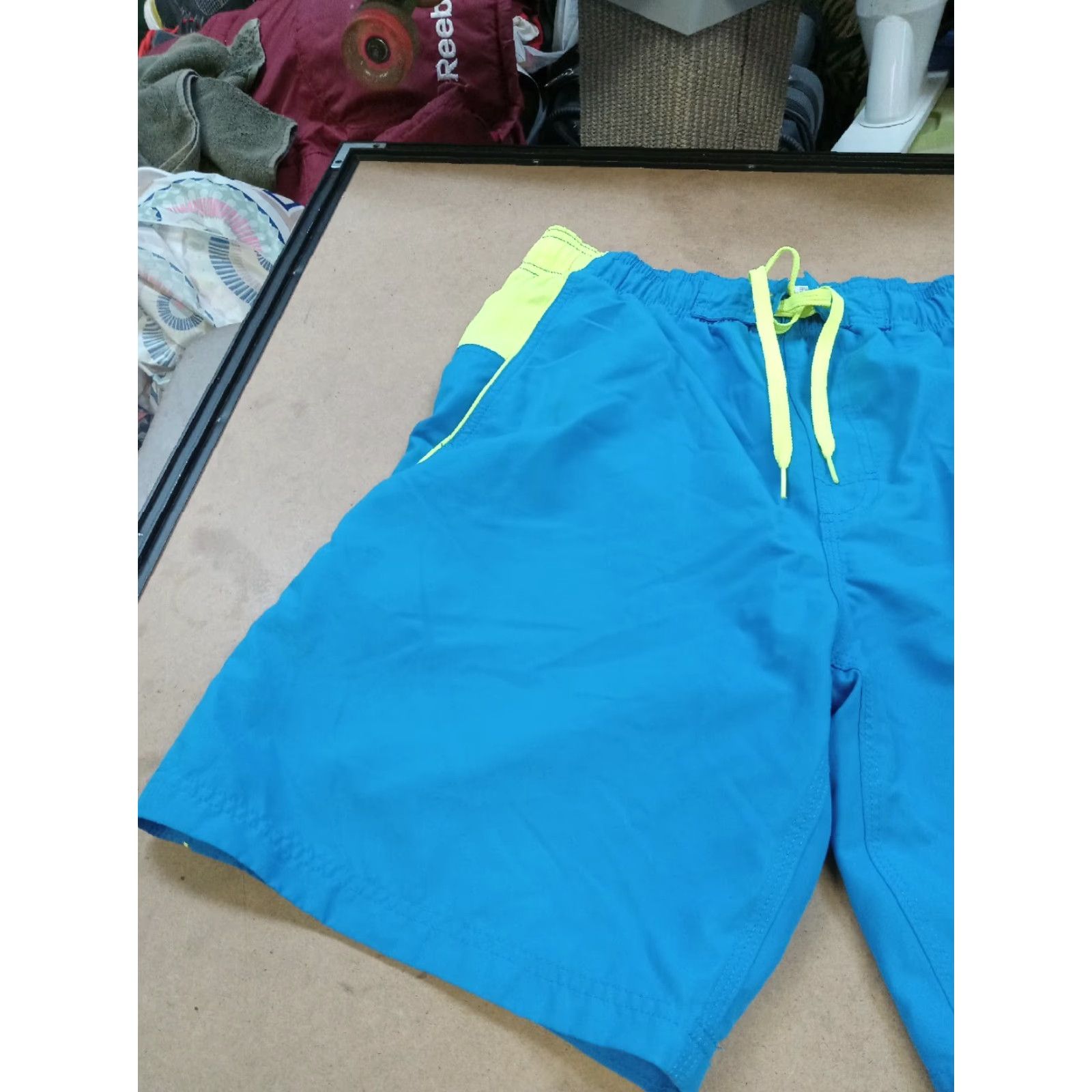 Speedo Speedo Swim Trunks Large LIKEONEW Waist 32"-38" Length 29" Multicolor Men Regular Bottom Trunks L Size US 33 - 2 Thumbnail