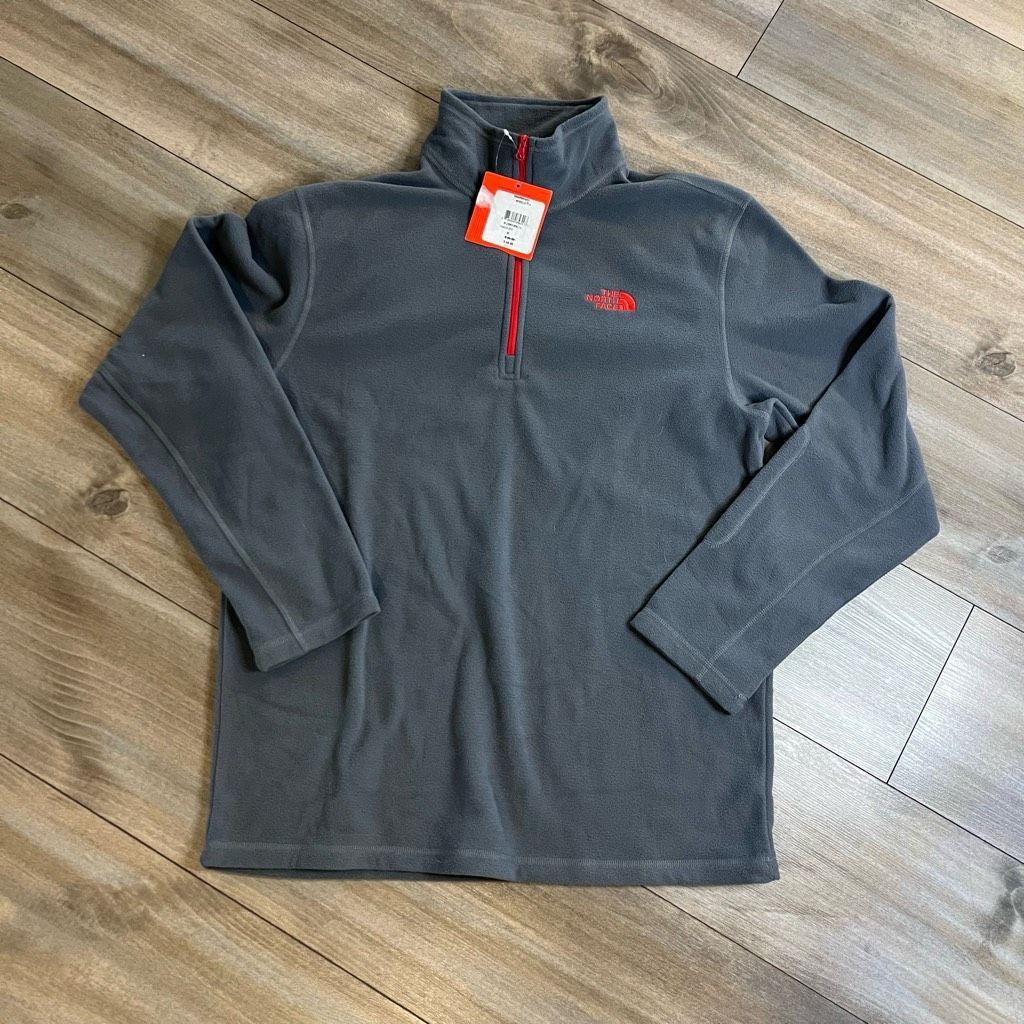 The North Face North Face Grey Athletic Quarterzip Jacket Men Medium -NWT Size US M / EU 48-50 / 2 - 1 Thumbnail