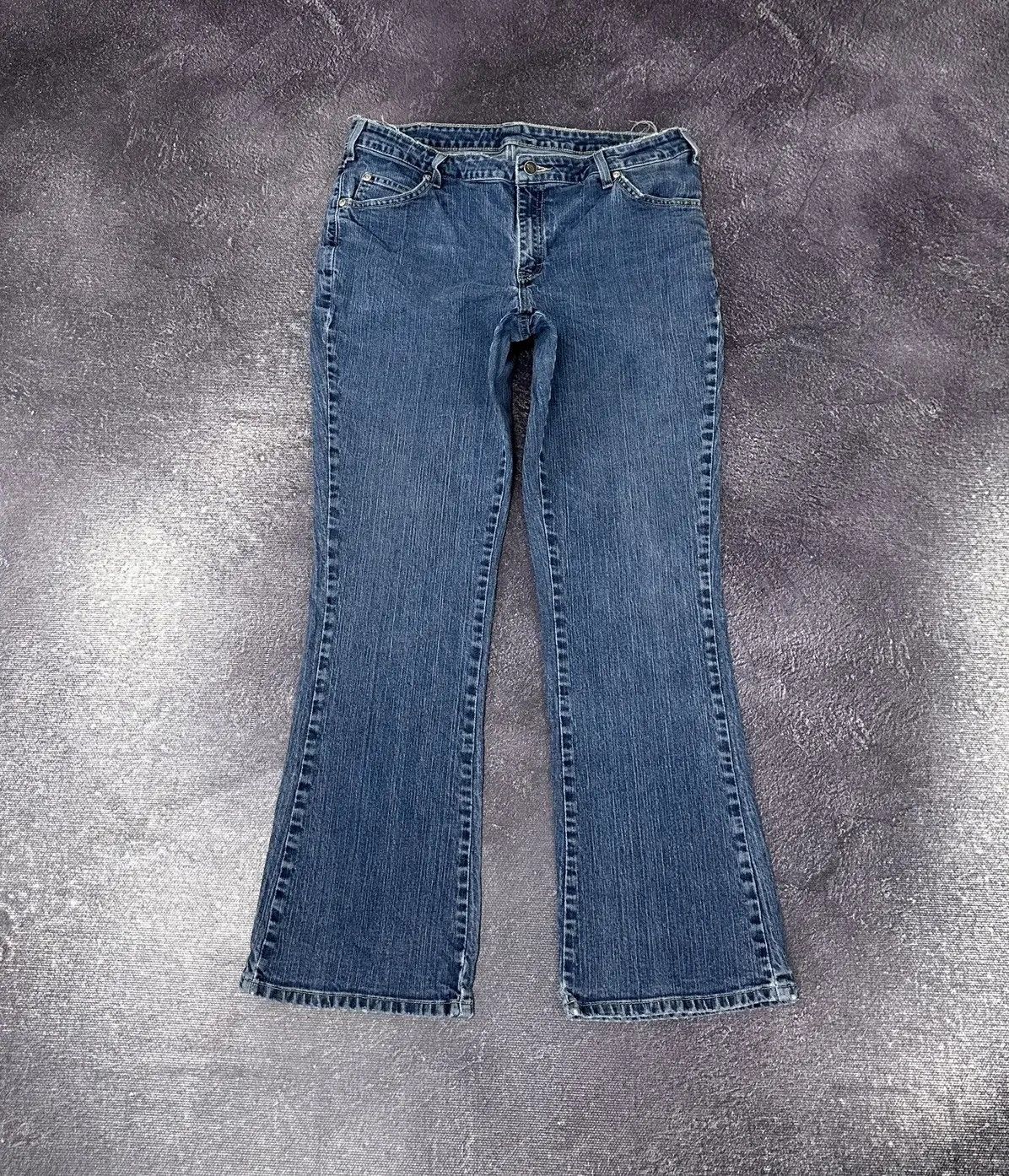 Dickies × Vintage Vintage Dickies Y2K Blue Denim Hype Flared Jeans Size US 32 / EU 48 - 2 Thumbnail