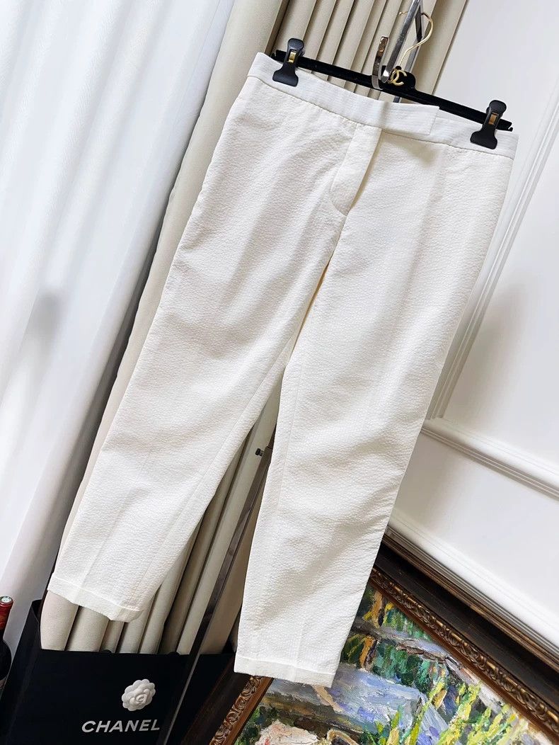 Thom Browne Thom Browne White trousers Size US 40 / EU 56 - 1 Thumbnail