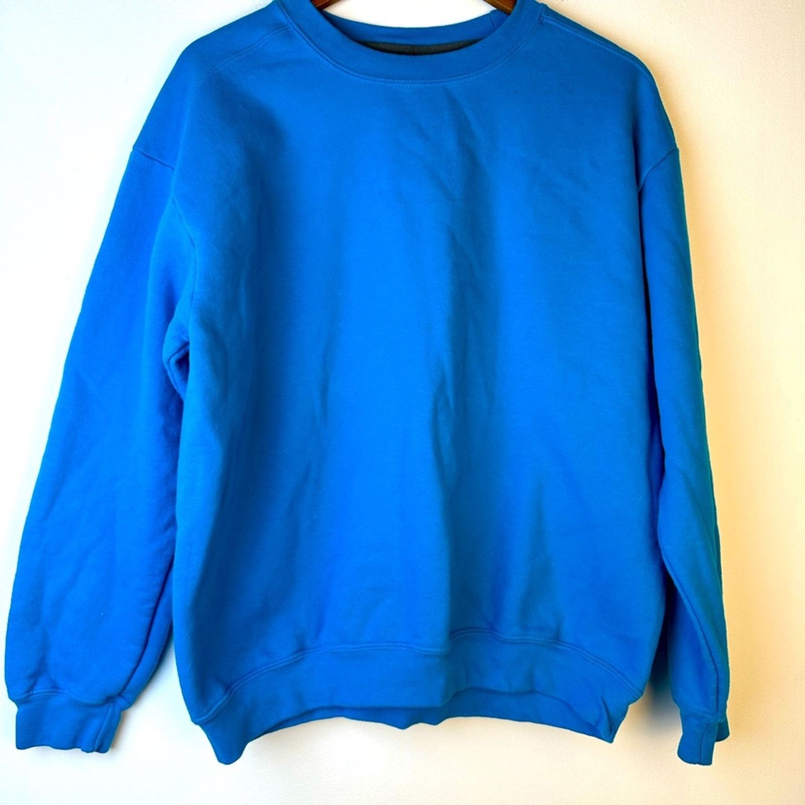 Gildan Bright Blue Sweatshirt Size US L / EU 52-54 / 3 - 1 Thumbnail