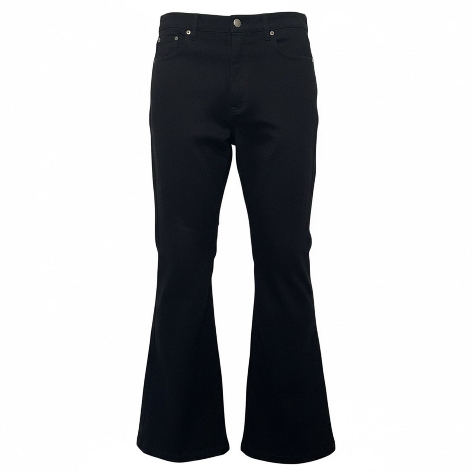 Rick Owens Bolan Strobe FW22 Flare Bootcut Pants size 34 Black Cotton Size US 34 / EU 50 - 4 Thumbnail