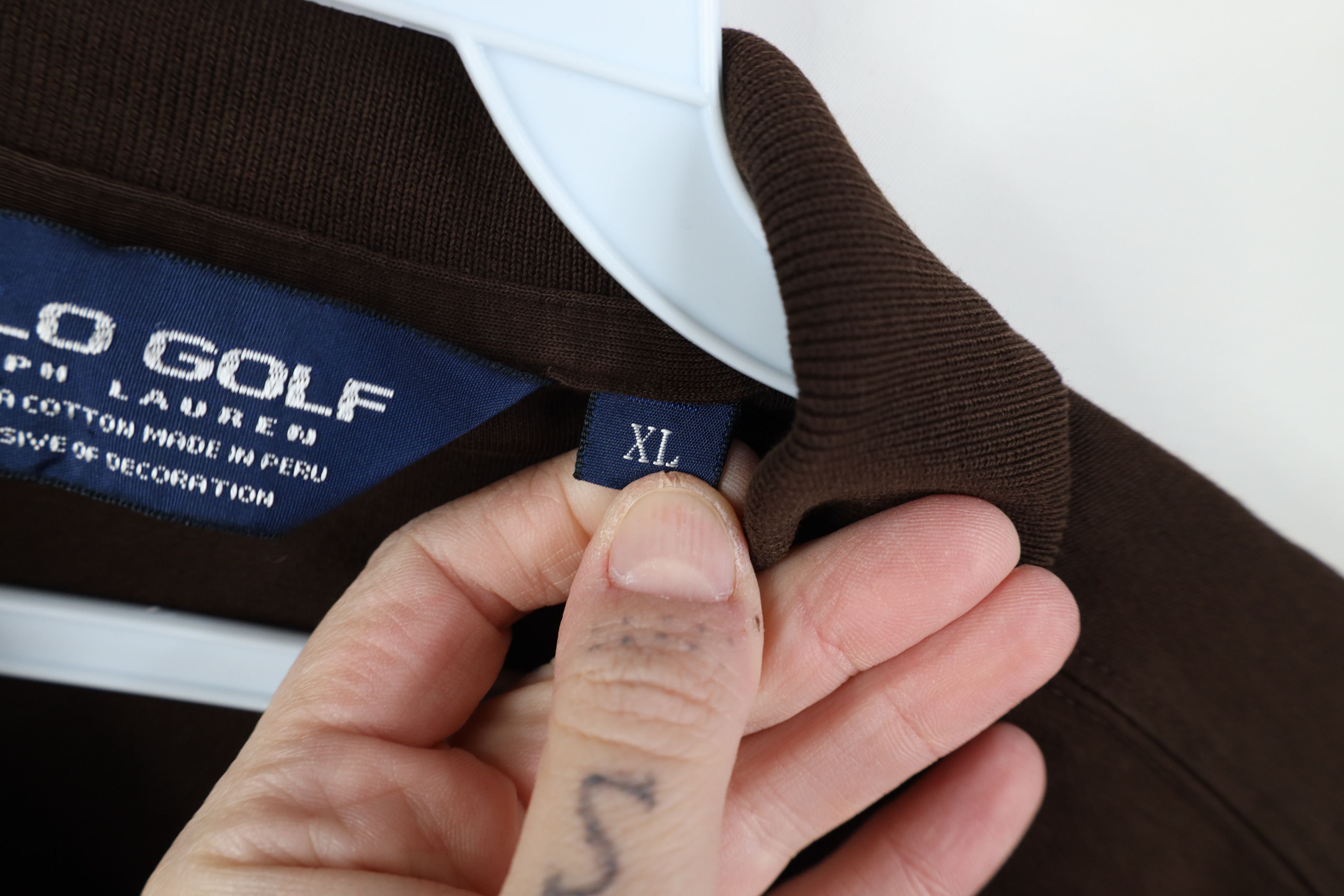 Ralph Lauren Vintage 90s Polo Golf Ralph Lauren Cotton Long Sleeve Polo Size US XL / EU 56 / 4 - 7 Thumbnail