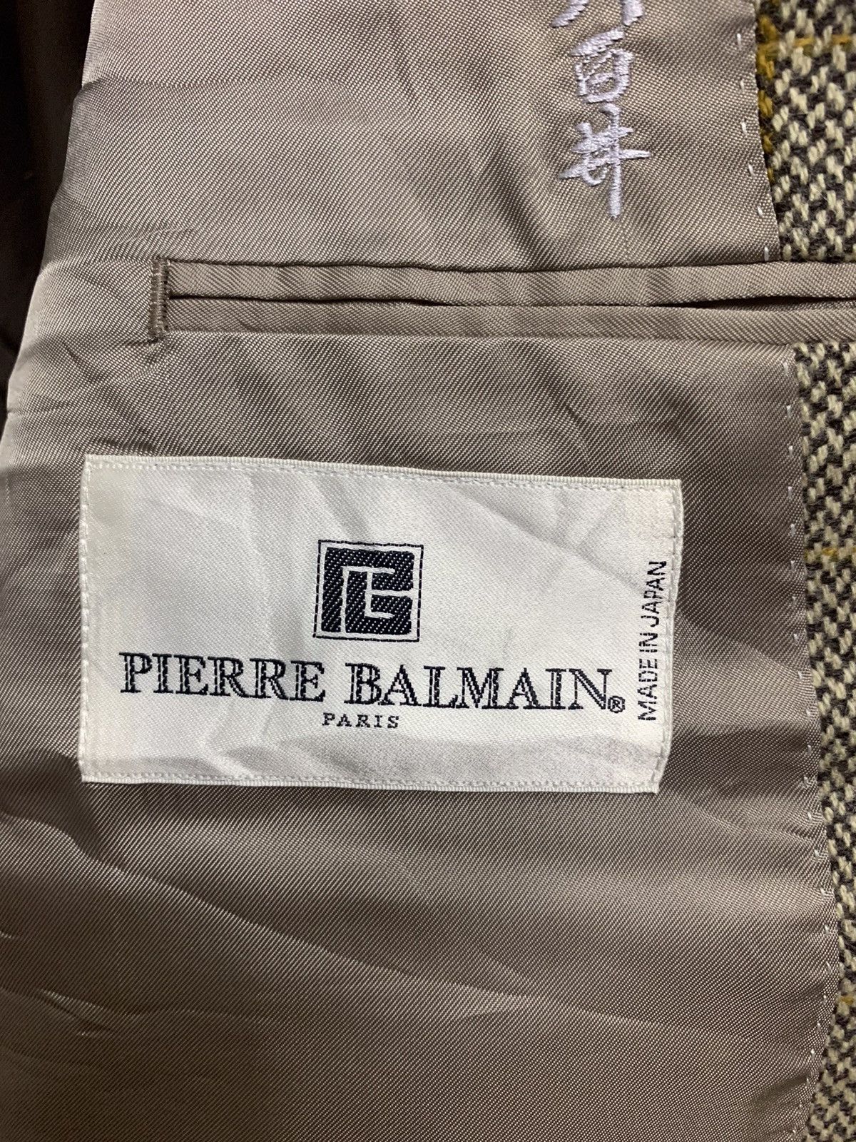 Japanese Brand × Pierre Balmain × Vintage Vintage PIERRE BALMAIN Paris Double Breast Ivy Coat Blazzer Size US L / EU 52-54 / 3 - 13 Thumbnail