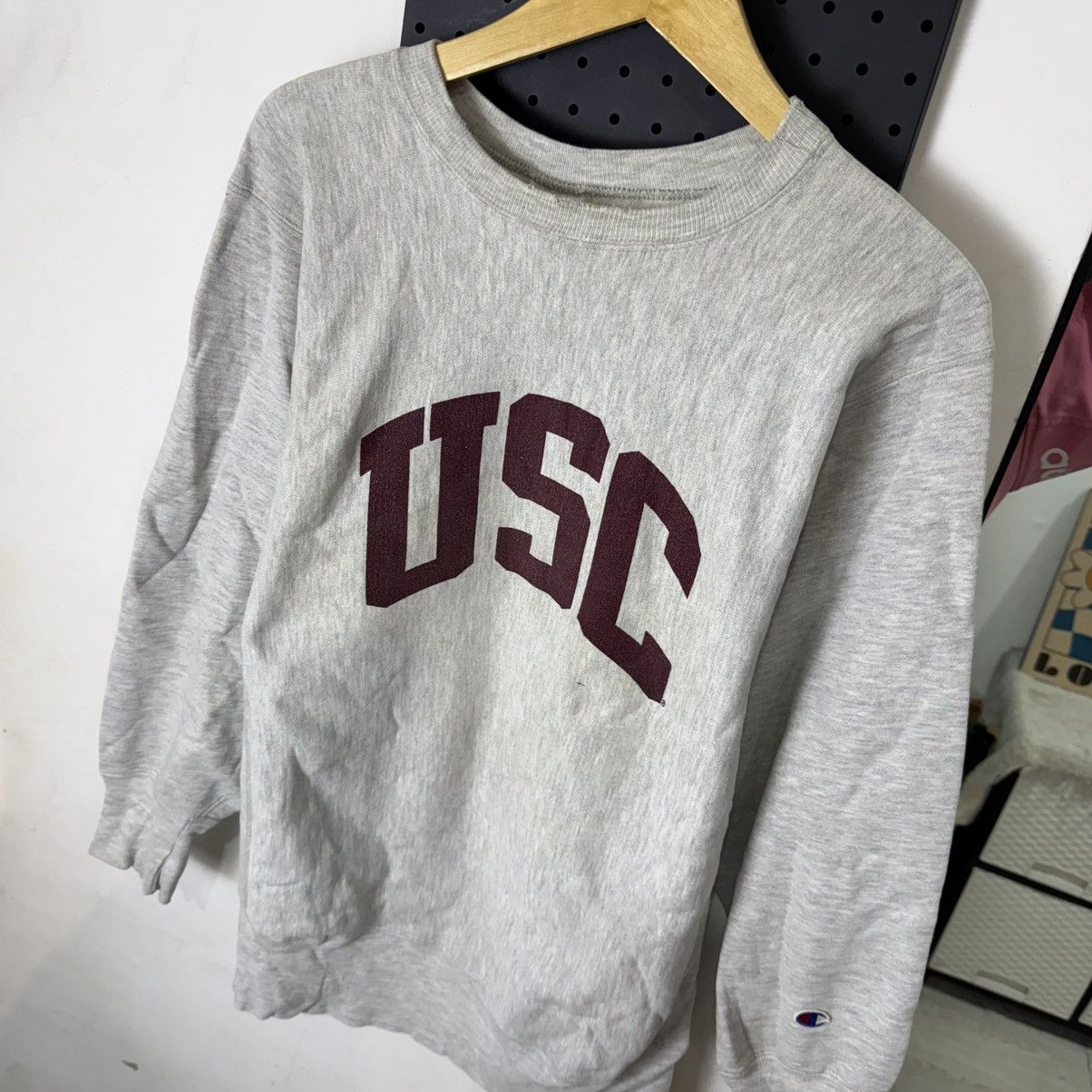 Champion Vintage CHAMPION reserve weave USC gray sweatshirt Size US L / EU 52-54 / 3 - 2 Thumbnail