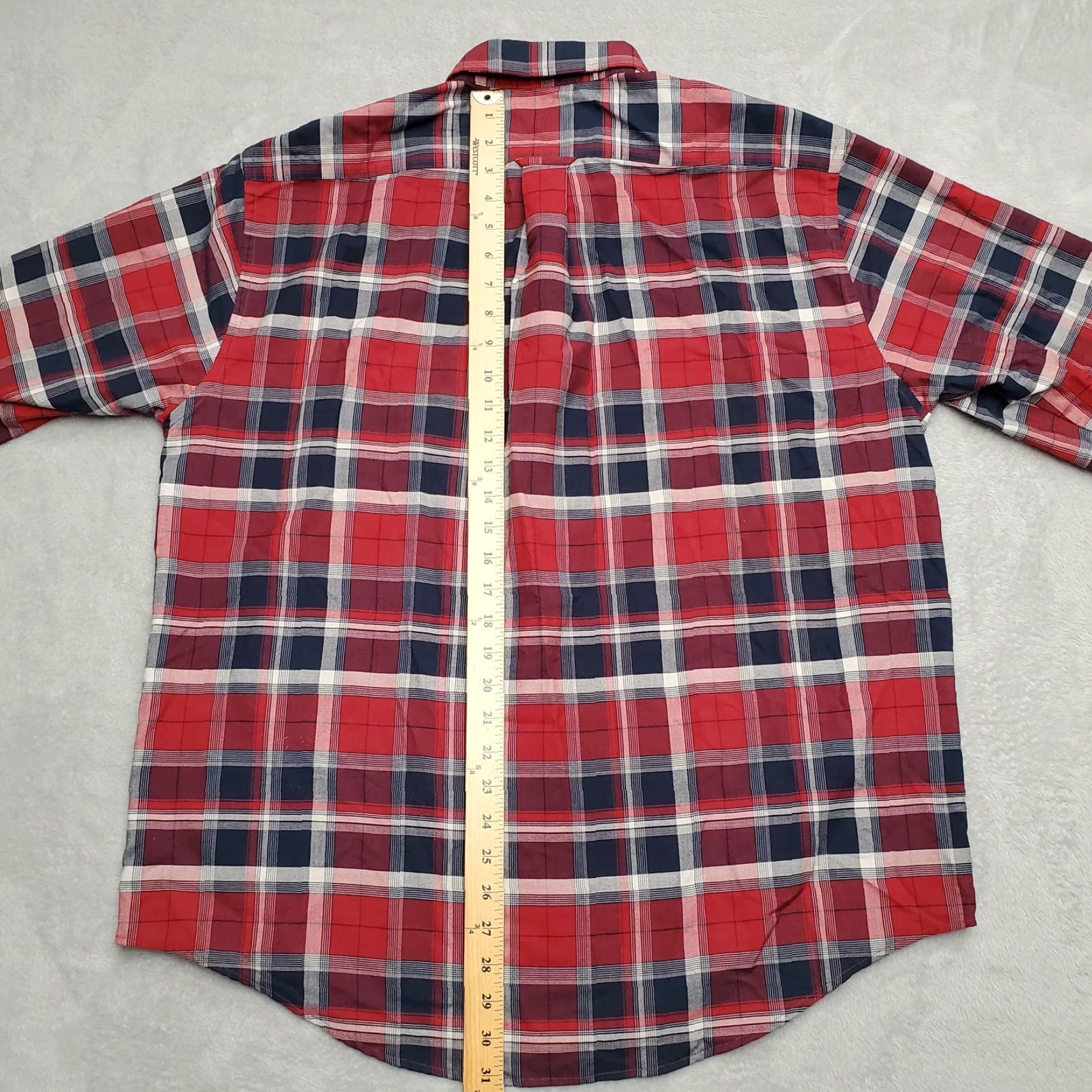 Etro VINTAGE Towncraft Shirt Men L Red Plaid Button-Down Long Sleeve Casual Size US L / EU 52-54 / 3 - 5 Thumbnail