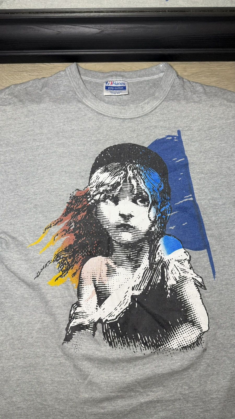 Hanes Vintage 1986 Los Miserables Band Tour Merch Single Stitch Size US L / EU 52-54 / 3 - 3 Thumbnail