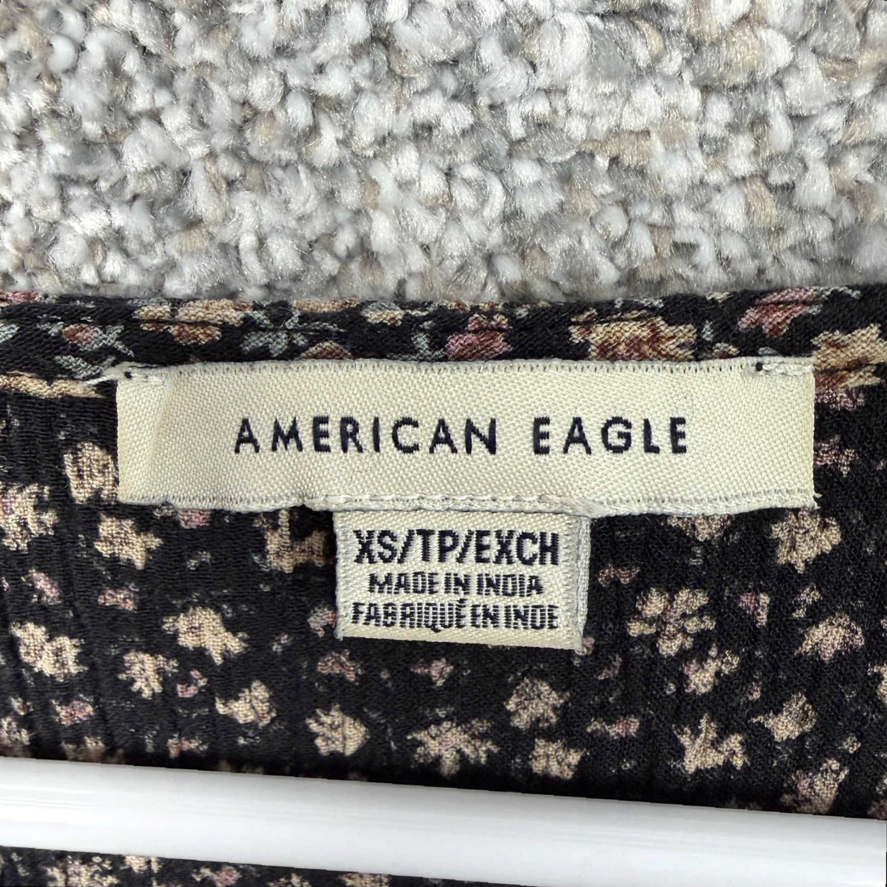 American Eagle Outfitters VINTAGE? No. American Eagle Dress XS Floral Ruffle Lined Boho Cottagecore Coquette Grunge Size XS / US 0-2 / IT 36-38 - 4 Thumbnail