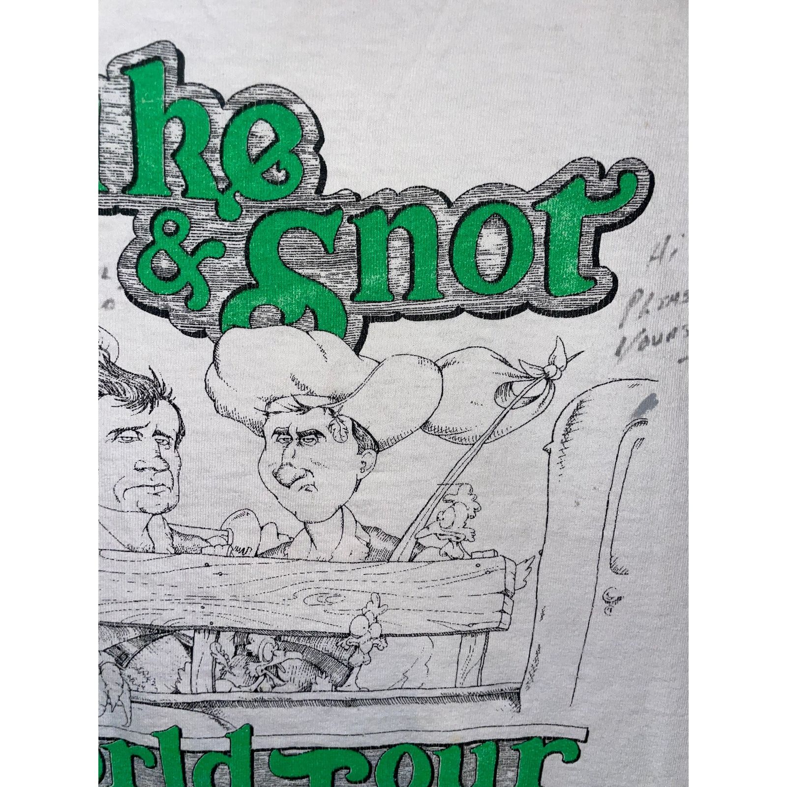 Vintage 90s Puke & Snot World Tour Graphic Tank Sleeveless VTG Large Size US L / EU 52-54 / 3 - 3 Thumbnail