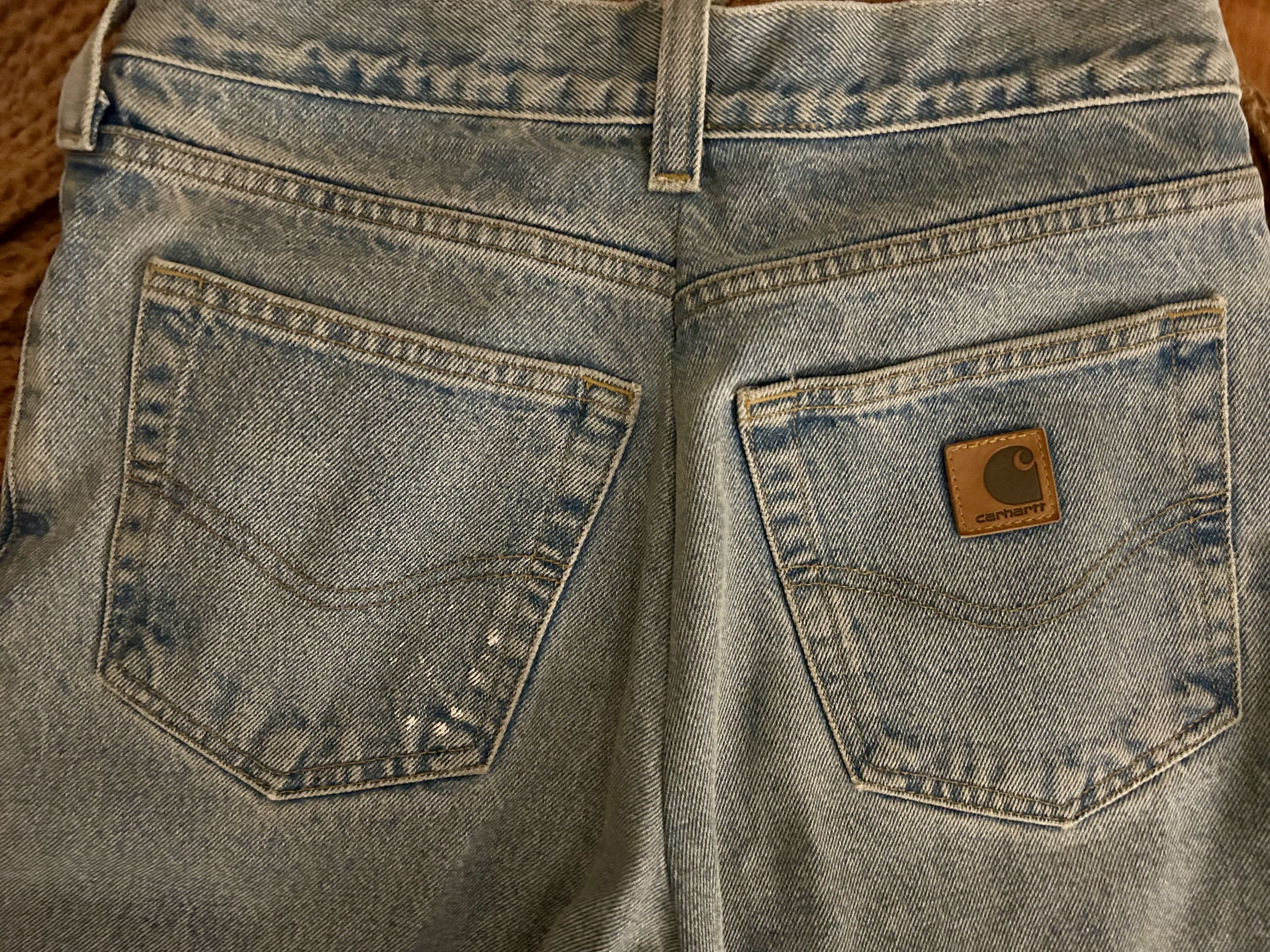 Carhartt VTG Carhartt Denim Straight Leg UNISEX Size US 30 / EU 46 - 2 Thumbnail