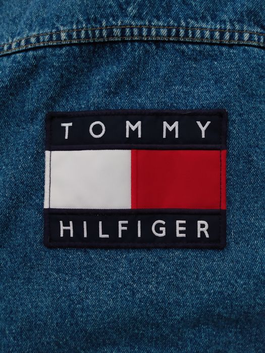 Tommy hilfiger big flag hotsell denim jacket