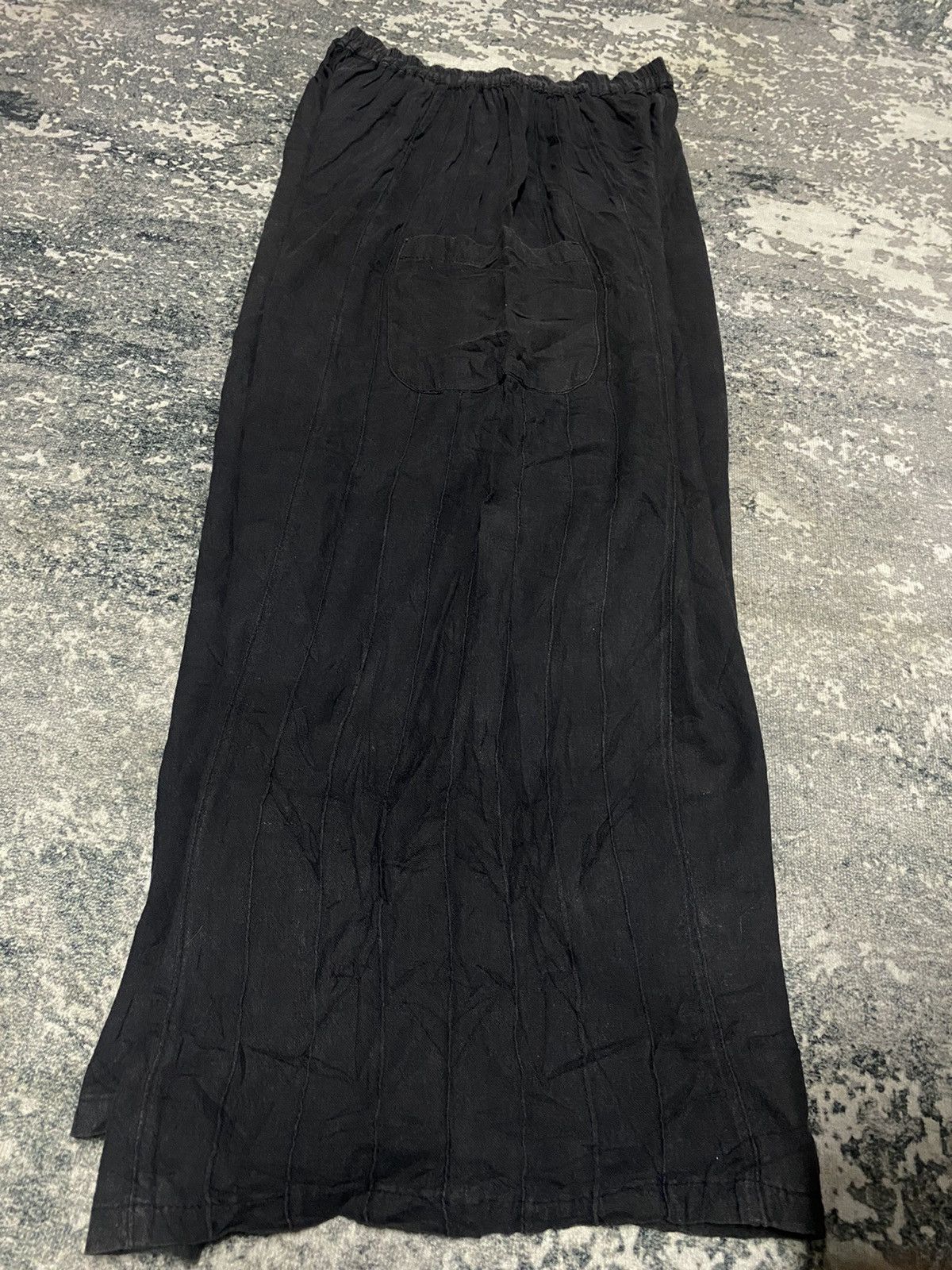 Japanese Brand Ethnic Label Japanese Brand Drawstring Wide Leg Pocket Size 28" / US 6 / IT 42 - 3 Thumbnail