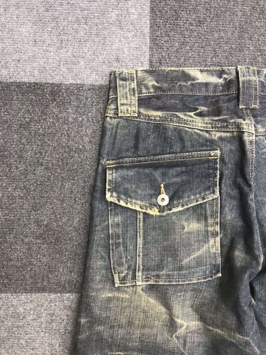 Japanese Brand RUSH HOUR Short Distressed Jeans Size US 29 - 9 Thumbnail