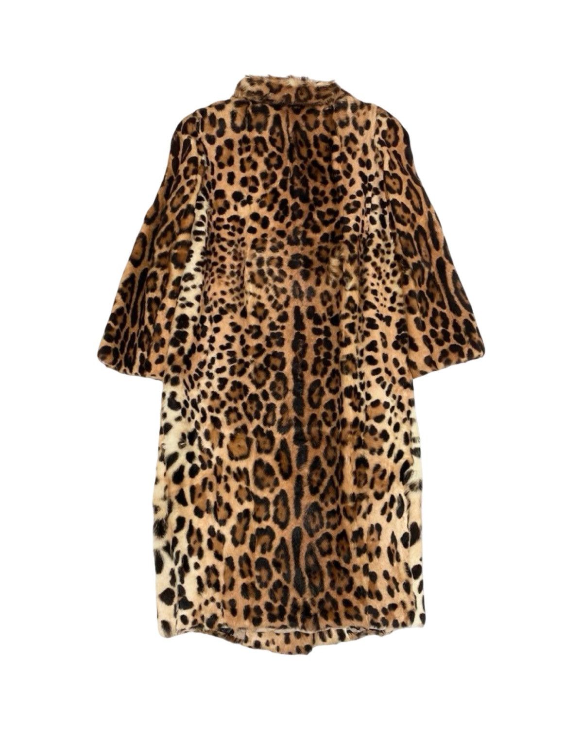 Dolce & Gabbana Dolce & Gabbana Goat Fur Coat Leopard Print Coat Size US S / EU 44-46 / 1 - 2 Thumbnail