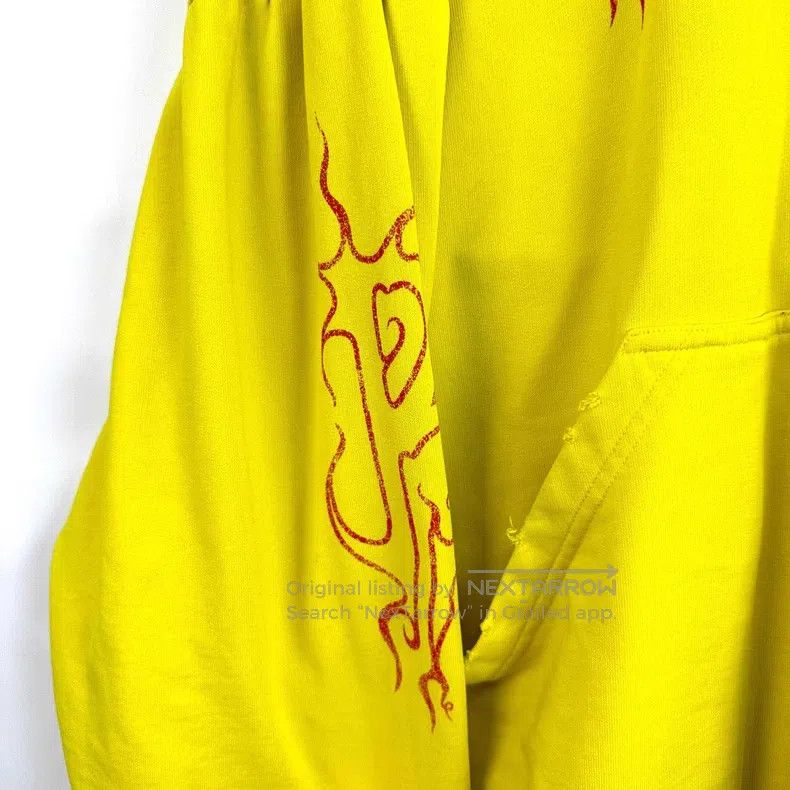 Balenciaga Balenciaga Chest Red Flame Letter Logo Printed Hoodie Size US M / EU 48-50 / 2 - 6 Thumbnail