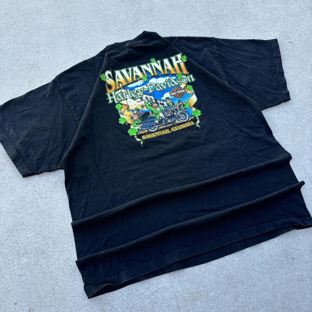Harley Davidson HARLEY DAVIDSON SAINT PATRICKS DAY LEPRECHAUN BIKER TEE Size US XXL / EU 58 / 5 - 1 Thumbnail