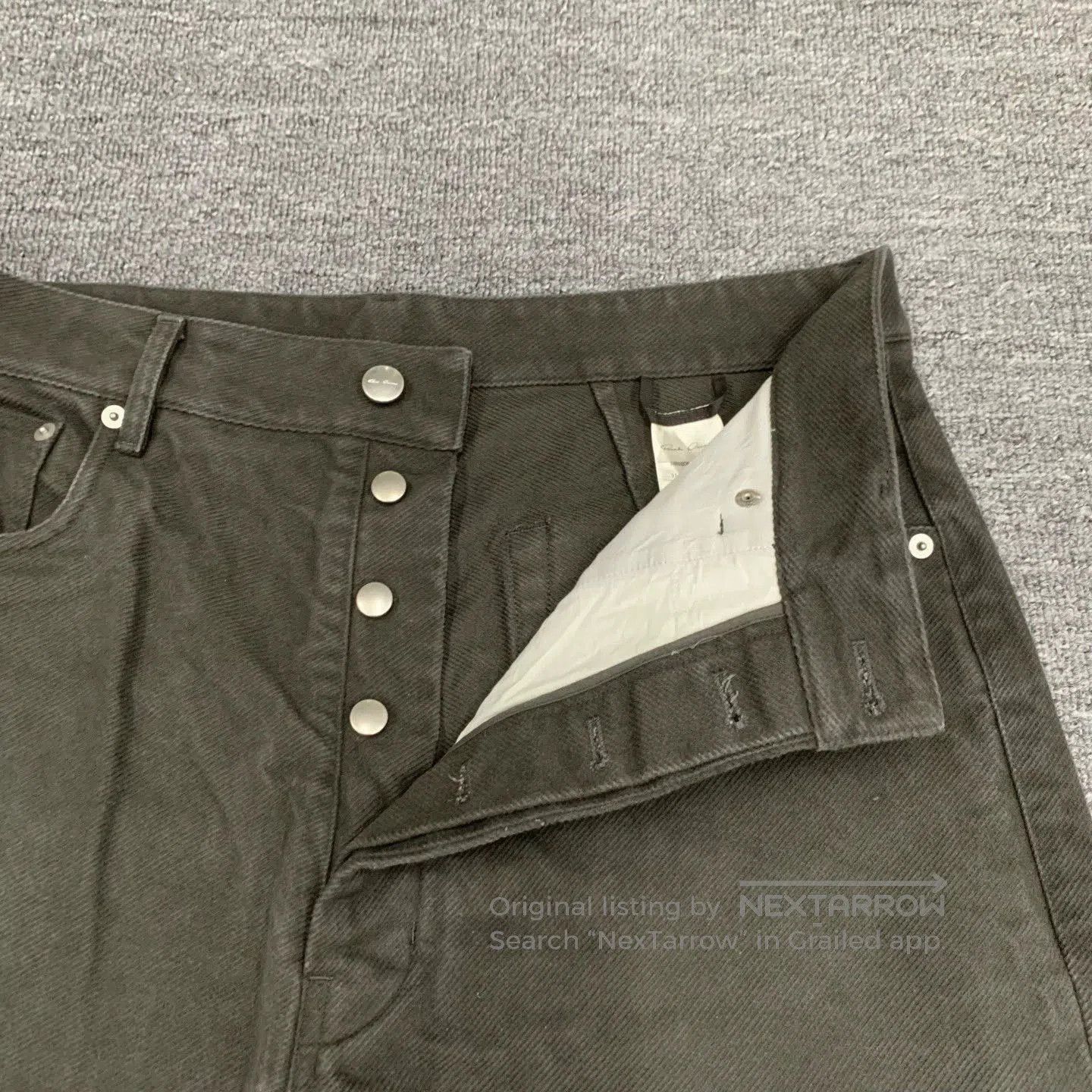 Rick Owens Rick Owens Brown Denim Jeans Size 31. Size US 31 - 8 Thumbnail