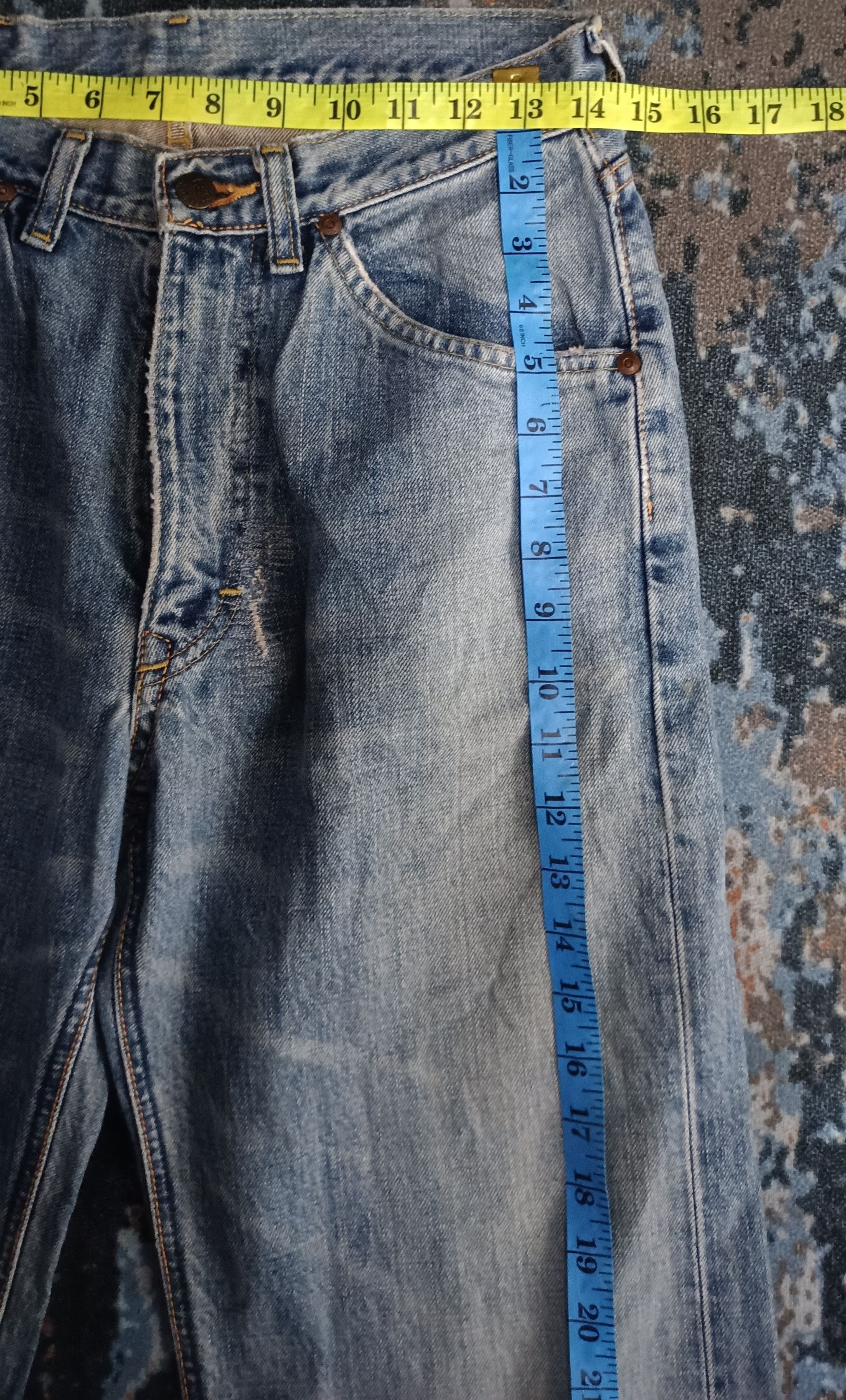 If Six Was Nine × Lee × Vintage Vintage Lee Riders Full Selvedge Talon Zipper Size US 29 - 24 Thumbnail