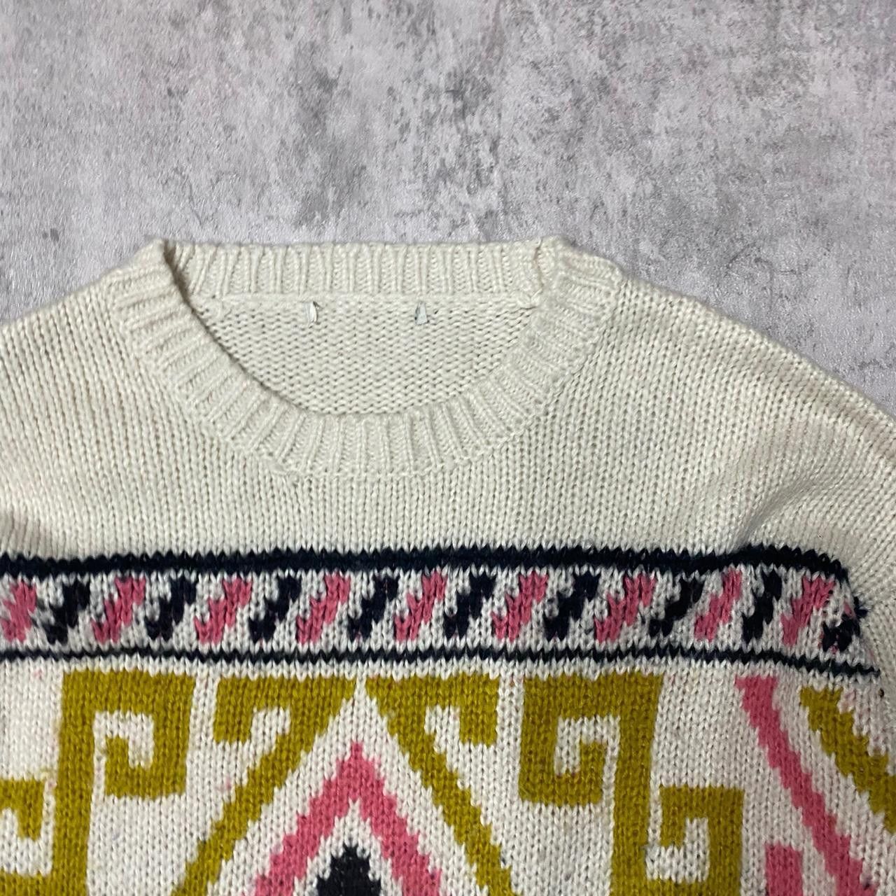 Other Multi-coloured vintage knitted sweater knitwear Size US M / EU 48-50 / 2 - 3 Thumbnail