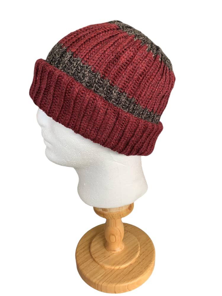 Japanese Brand × Uniqlo Uniqlo Heattech Stripe Long Beanie Hats Size ONE SIZE - 8 Thumbnail
