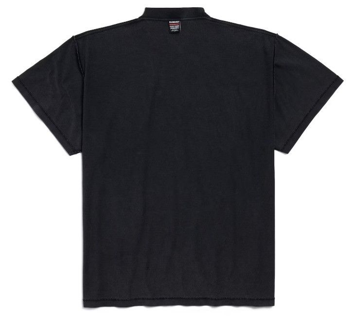 Balenciaga o1tr1nto0526 Metalhead Inside Out Oversized T-Shirt Black Size US L / EU 52-54 / 3 - 2 Thumbnail