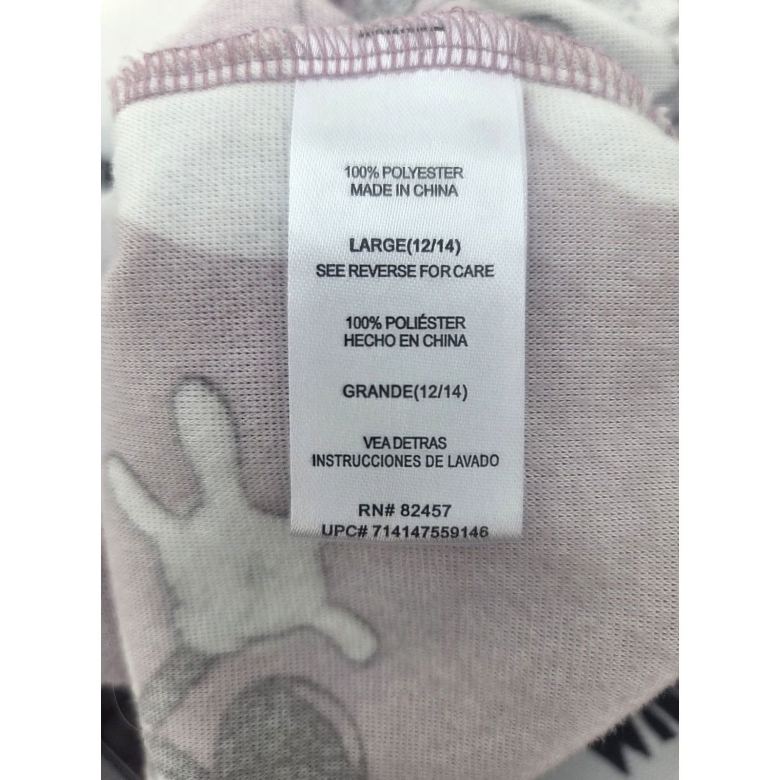 Disney Disney Pajama Pants Womens L Purple Mickey Minnie Mouse Fleece Lounge Excellent Size 36" / US 14 / IT 50 - 6 Thumbnail