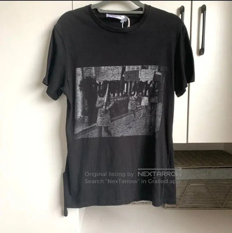 Dior Dior Black Cotton Embroidered Short Sleeve Tee . Size XS / US 0-2 / IT 36-38 - 1 Thumbnail