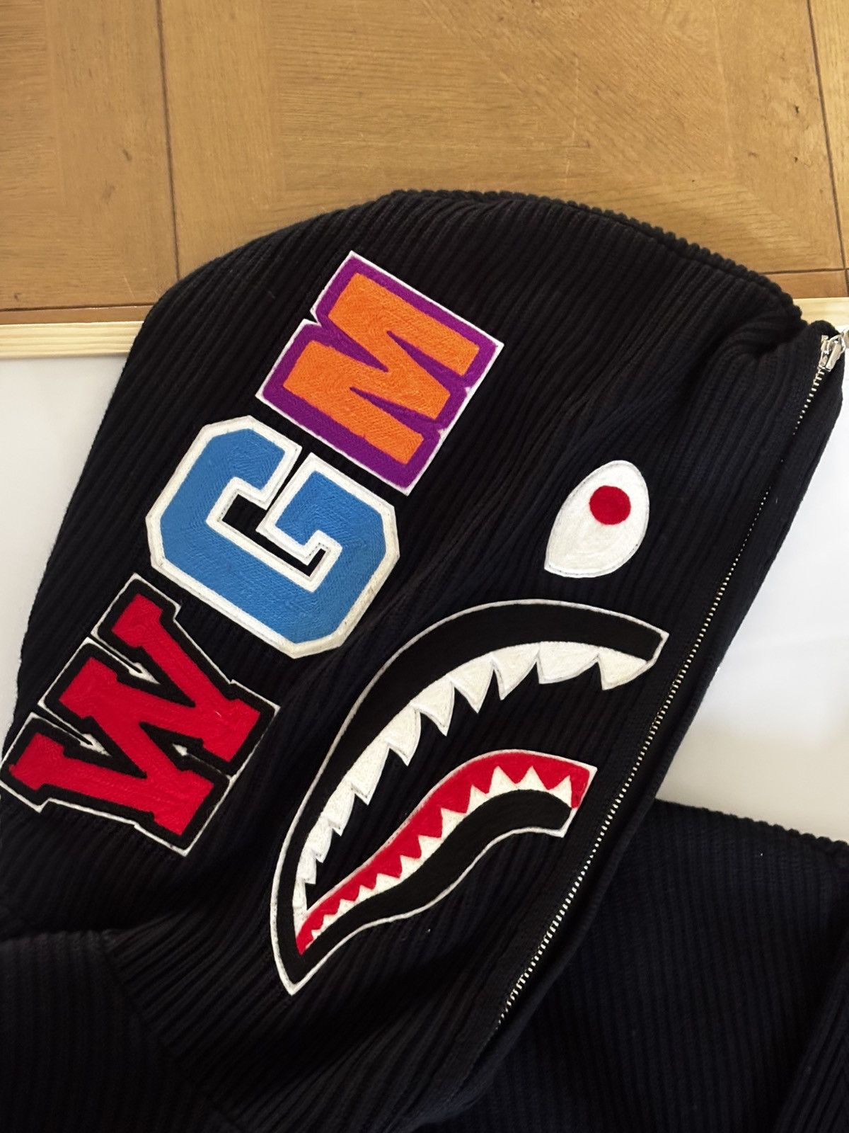 Bape Authentic ape bape shark full zip knit hoodie L new Size US L / EU 52-54 / 3 - 3 Thumbnail