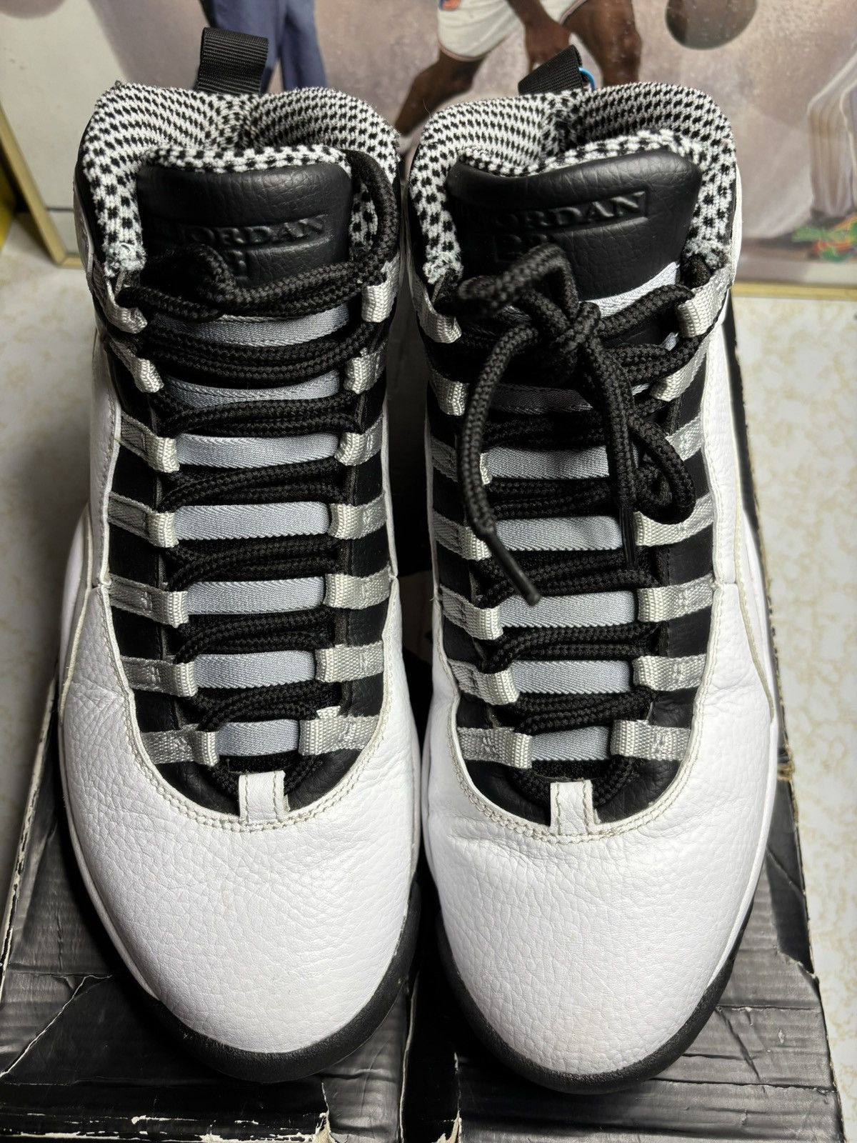 Jordan Brand Air Jordan 10 Retro 2013 Steel 2013 Size US 10 / EU 43 - 2 Thumbnail