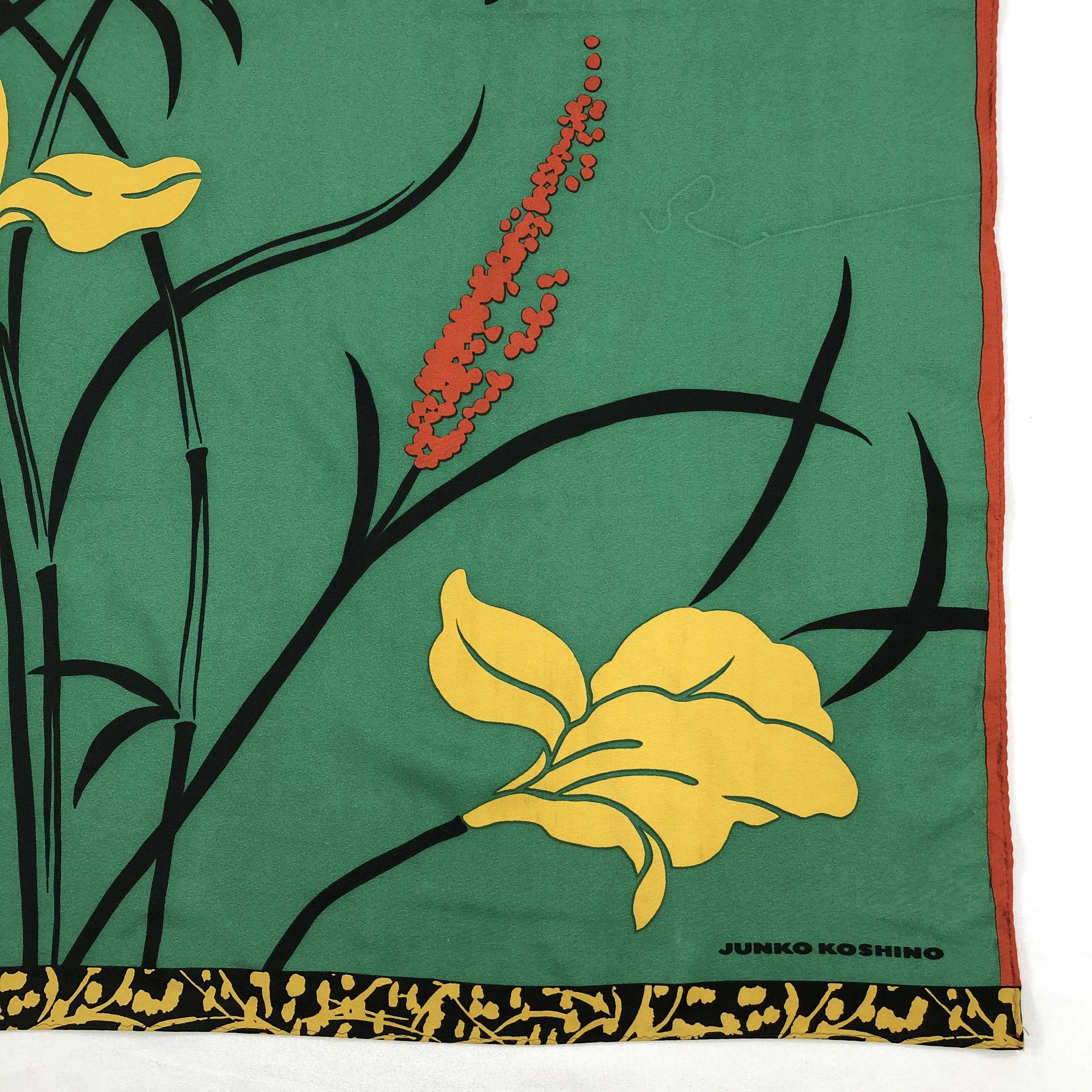 Vintage Vintage Junko Koshino Silk Scarf Size ONE SIZE - 4 Thumbnail
