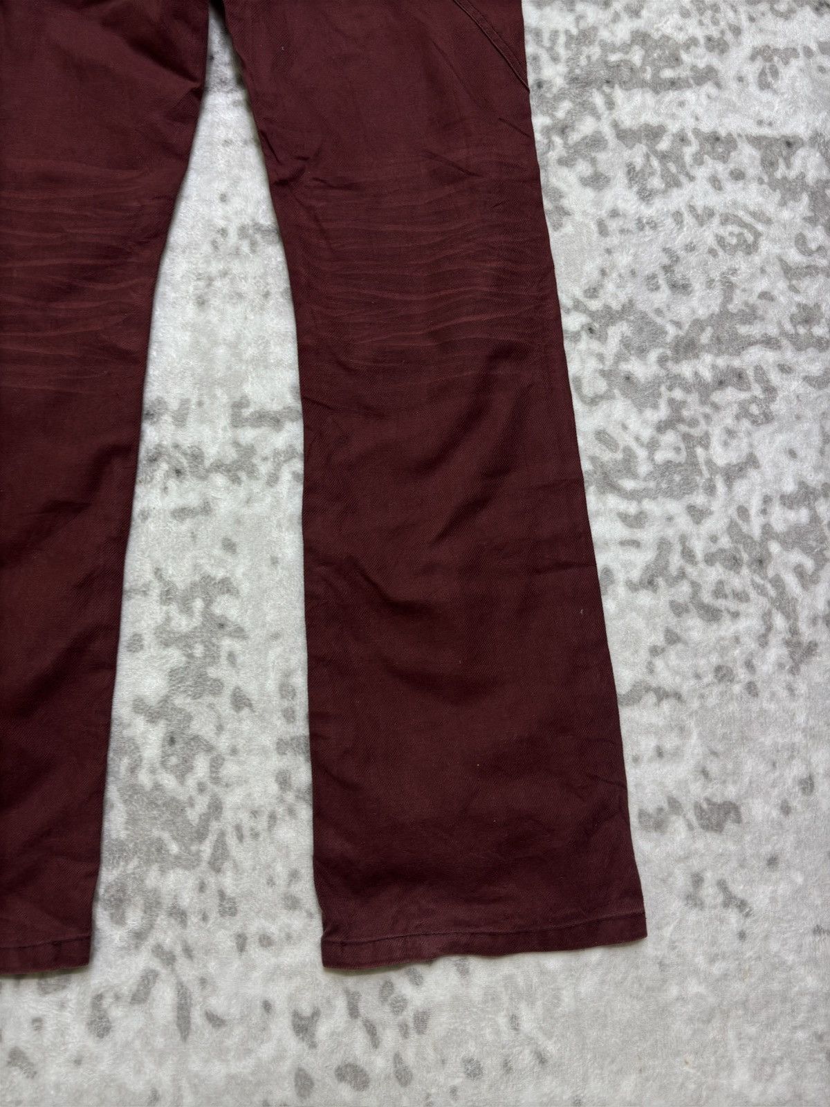 If Six Was Nine Y2K Semantic Design Japanese Punk Flare Jeans Gimmick Denim Size US 30 / EU 46 - 13 Thumbnail