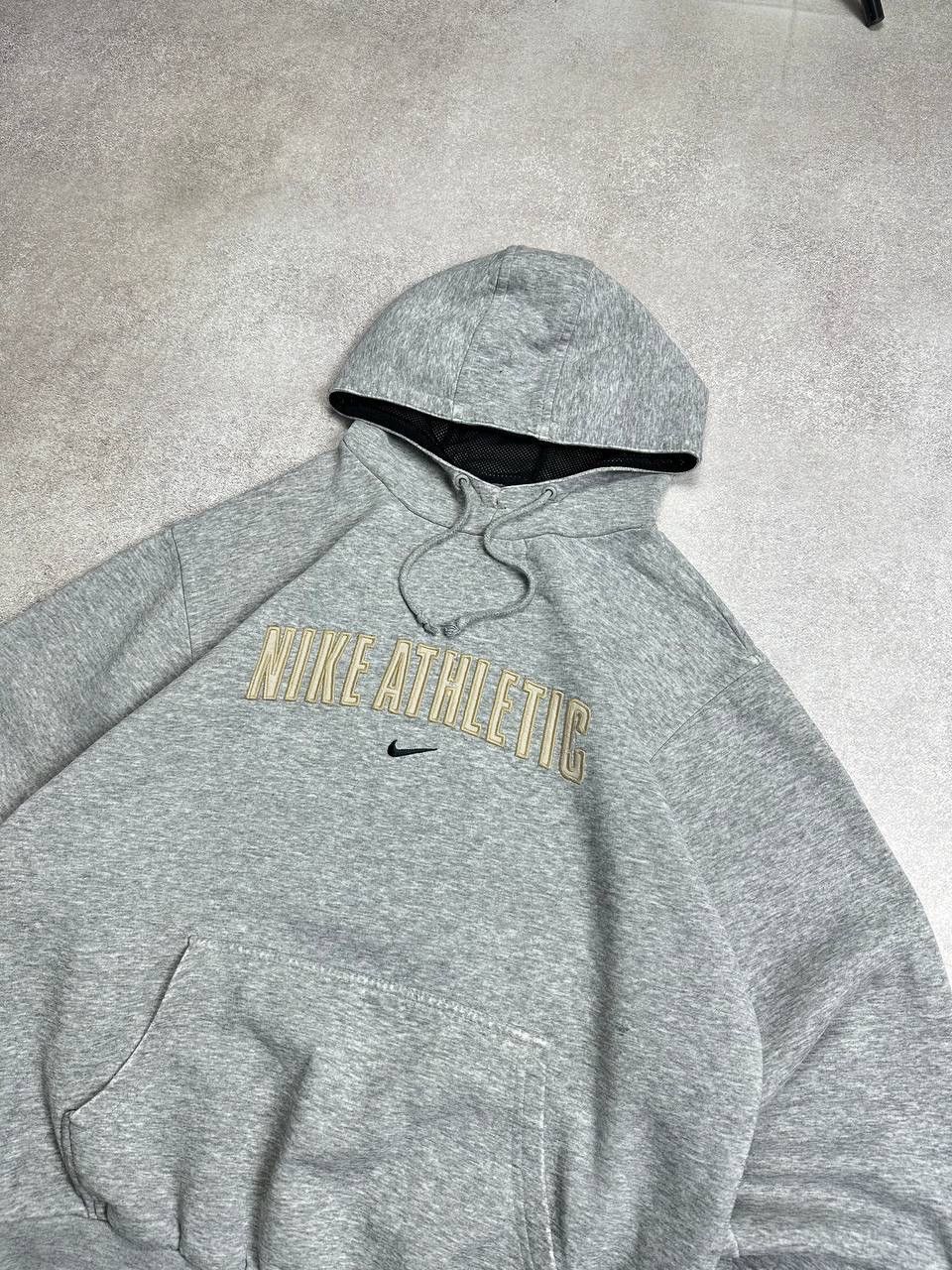 Nike Vintage 90's Nike Athletic Spellout Boxy Hoodie L Size US L / EU 52-54 / 3 - 2 Thumbnail