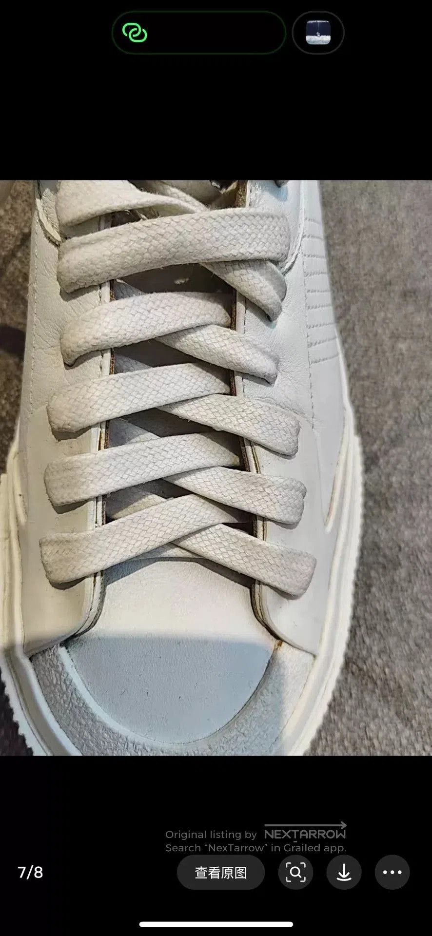 Givenchy GIVENCHY Lettered White Sneakers. Size US 4.5 / IT 34.5 - 4 Thumbnail