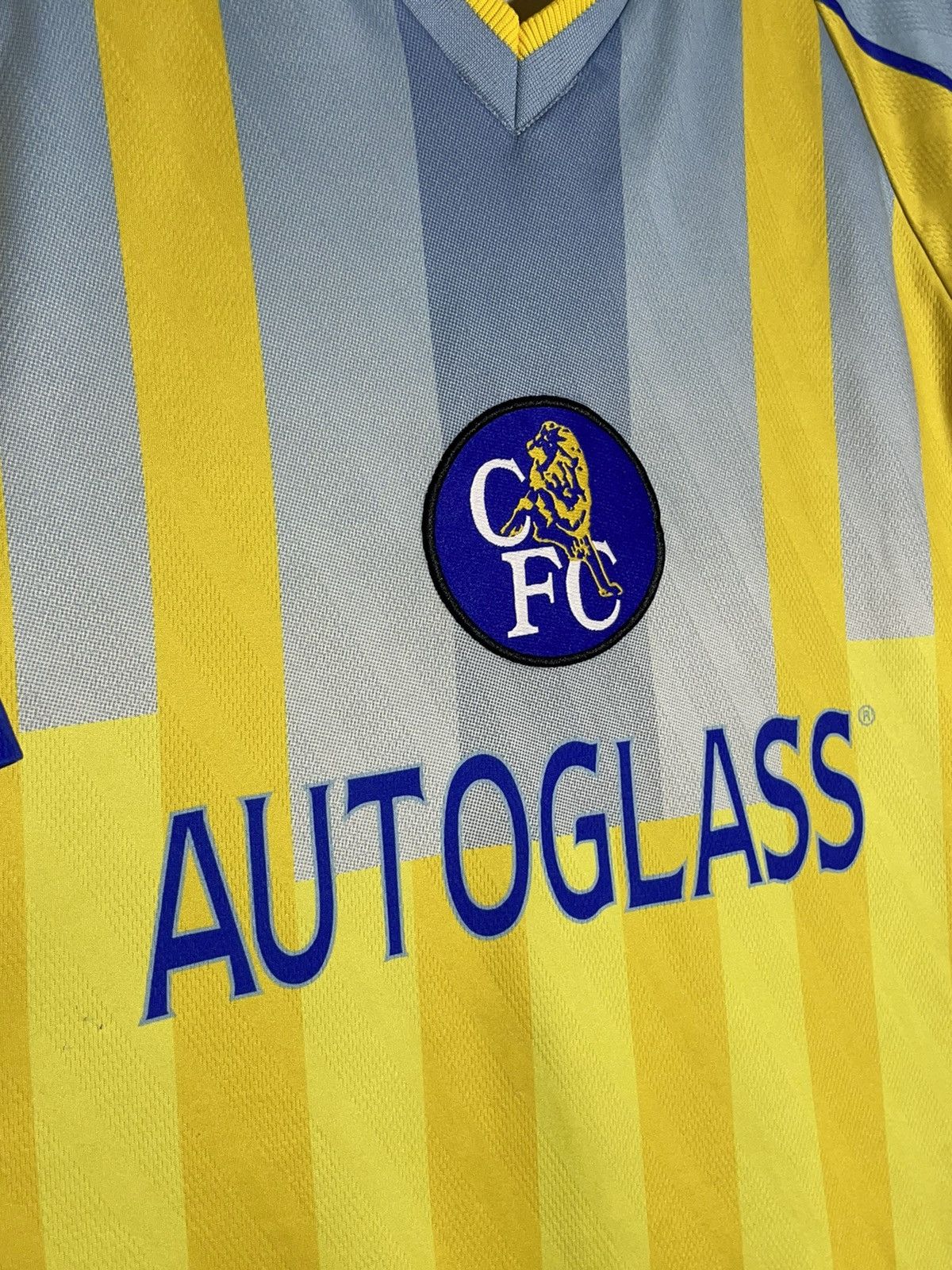 Chelsea Soccer Chelsea FC Vintage 1997/98 Score Draw Football Shirt Size US L / EU 52-54 / 3 - 3 Thumbnail