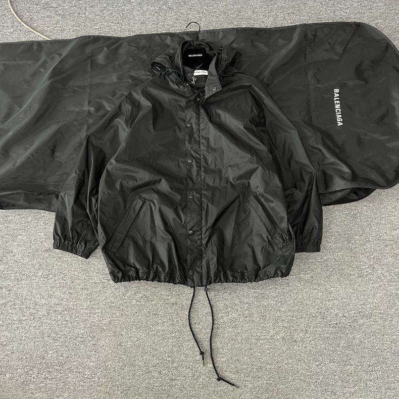 Balenciaga Balenciaga Seven Languages Hidden Hat Charge Jacket 2501-Ne Size XXS / US 00 / IT 34 - 2 Thumbnail
