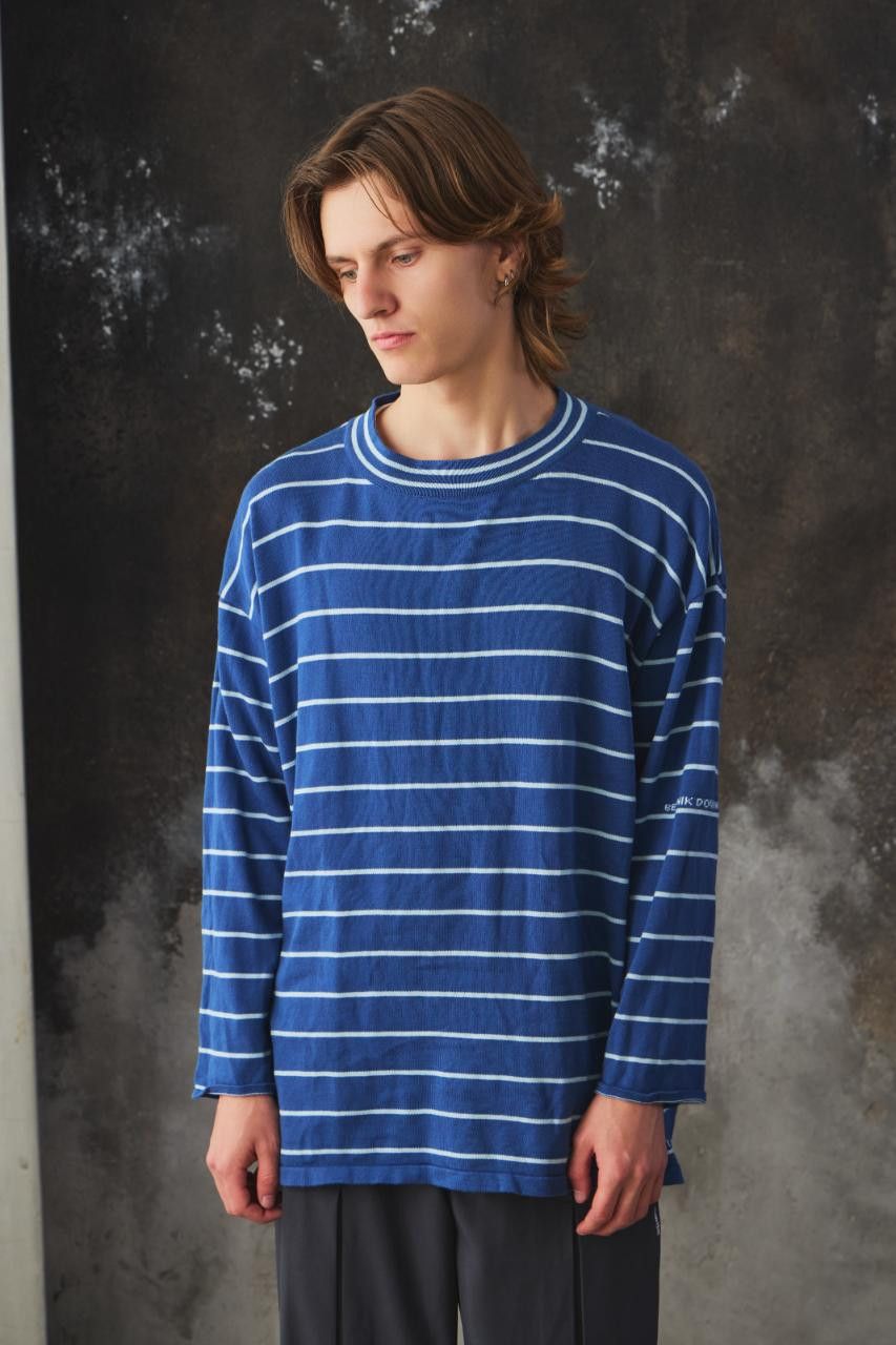 Porter Classic Porter Classic CLASSIC BORDER MOCK NECK LONG SLEEVE SHIRT Size US L / EU 52-54 / 3 - 3 Thumbnail