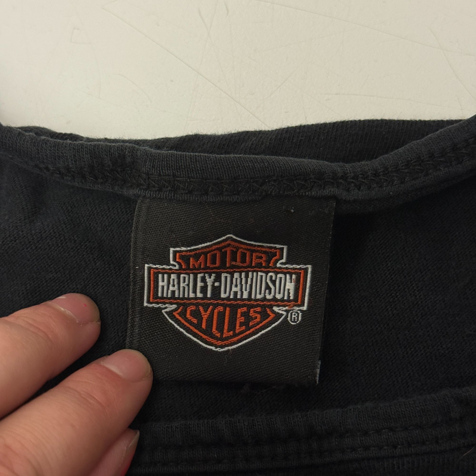 Harley Davidson BRUCE ROSSMEYER'S Motorcycle SKULL Tank Top DAYTONA BEACH Size US XL / EU 56 / 4 - 6 Thumbnail