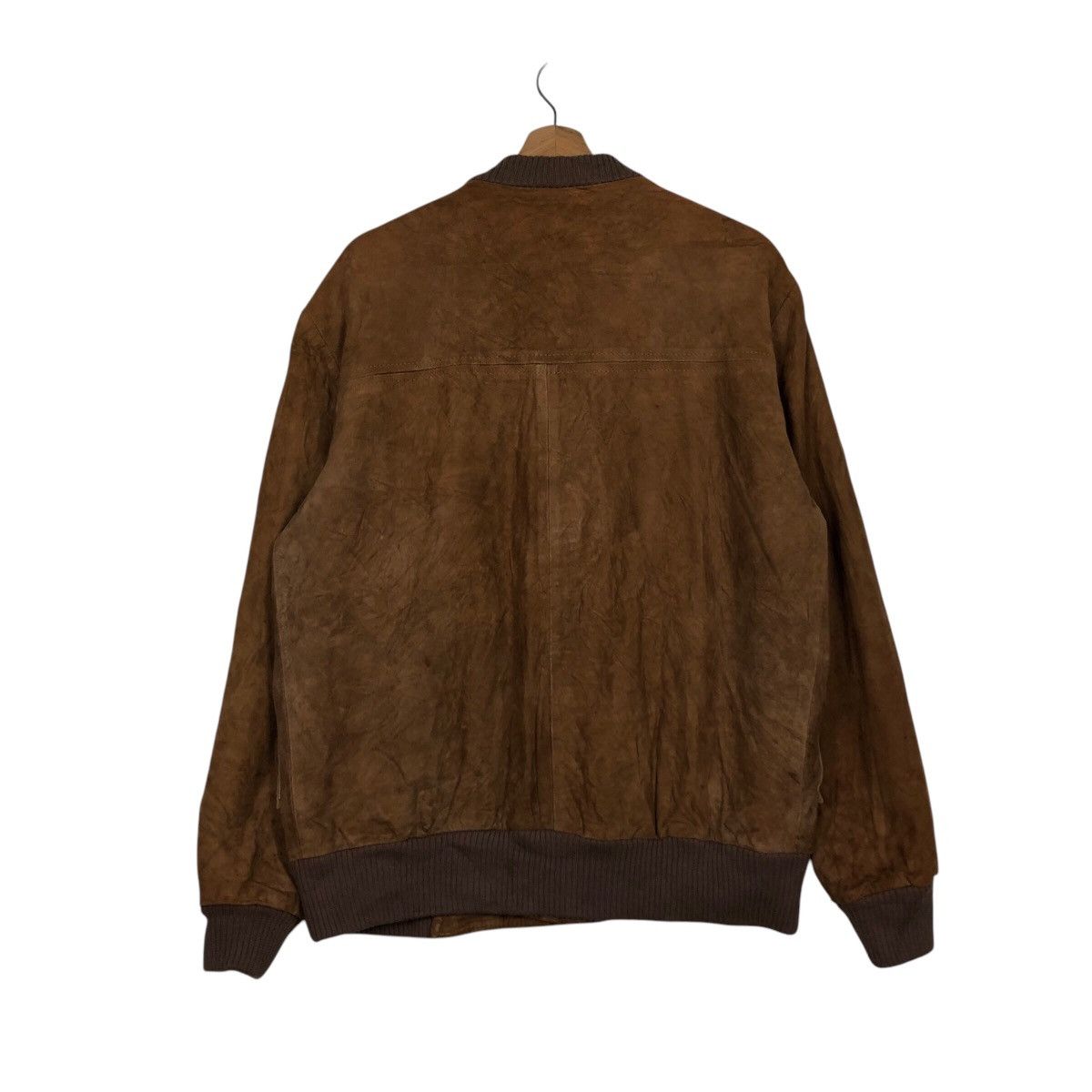 Japanese Brand 📌Vintage Genuine Leather Jacket Button Unknown Issey Miyake Size US M / EU 48-50 / 2 - 9 Thumbnail