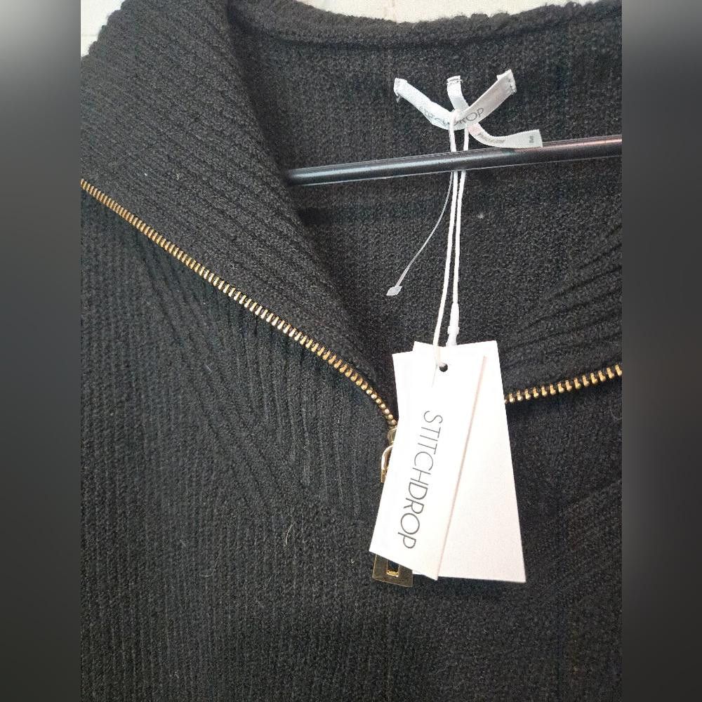 Designer StitchDrop Black Sweater Size M / US 6-8 / IT 42-44 - 7 Thumbnail