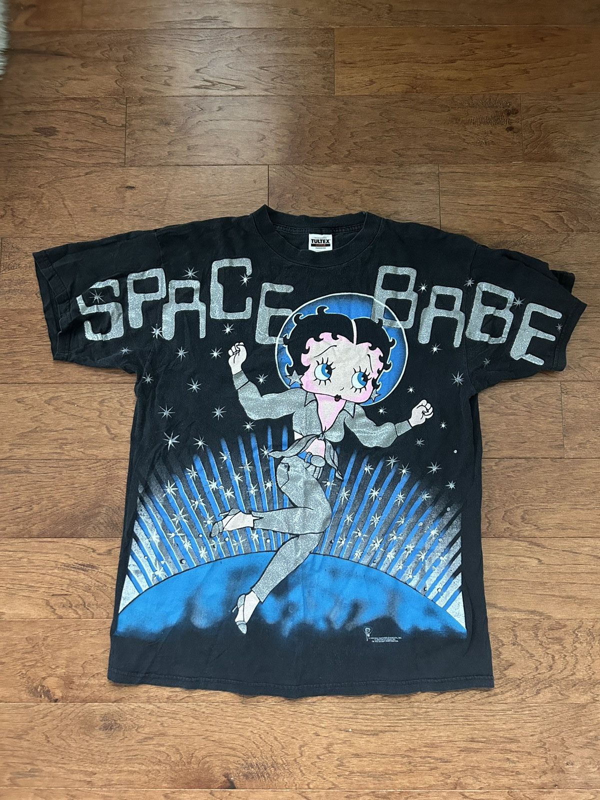 1995年 Betty Boop ベティー 1995 Betty boop space babe / cosmic cutie tee
