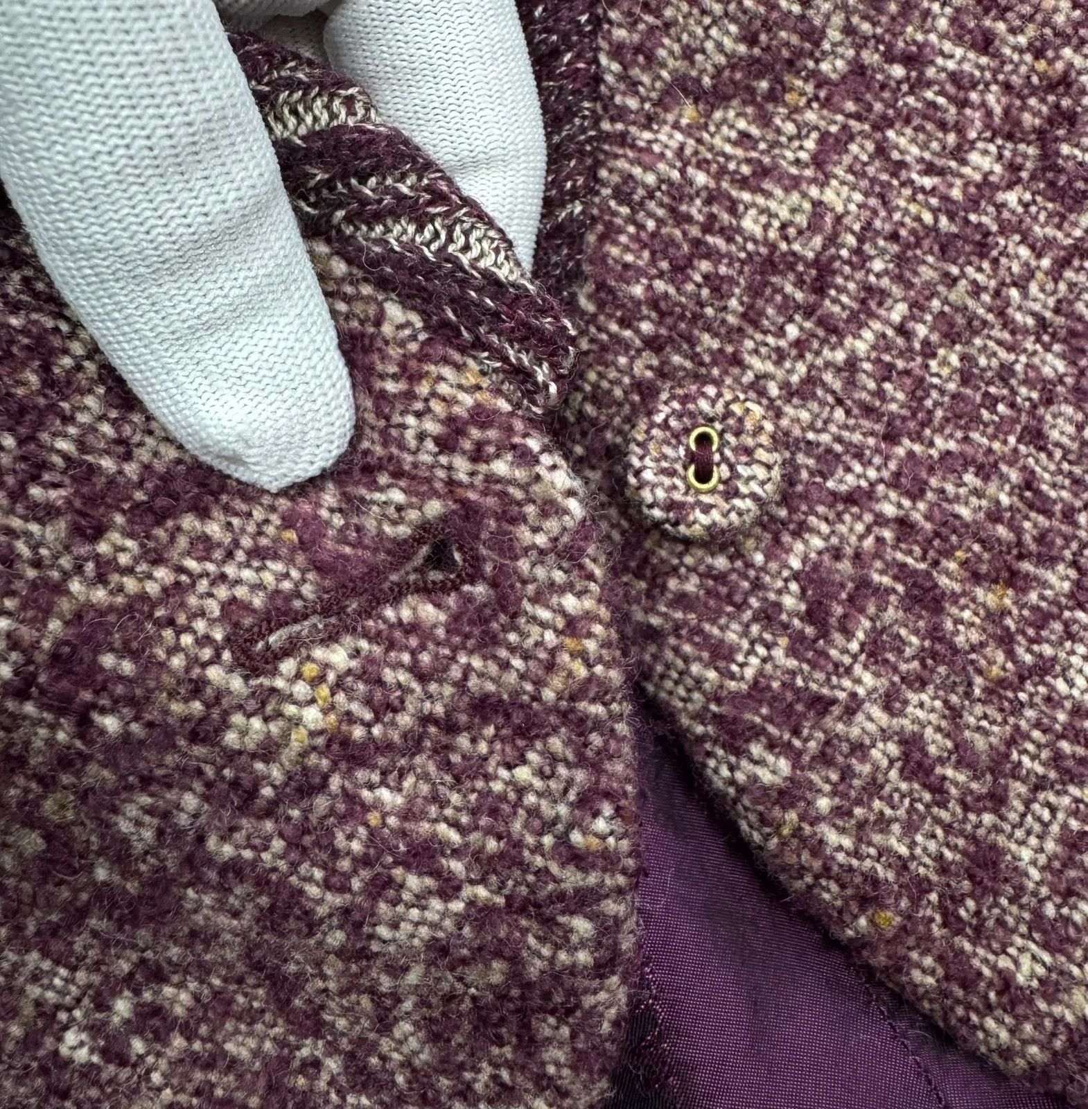 Ungaro Paris Emanuel Ungaro Blazer + Top Wool Pleated Set size L Size L / US 10 / IT 46 - 18 Thumbnail
